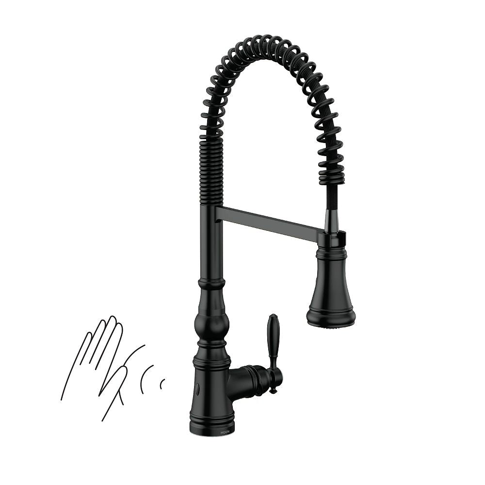 Weymouth MotionSense Wave One-Handle Pre-Rinse Spring Touchless Kitchen Faucet