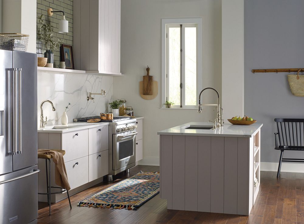 Weymouth One-Handle Pre-Rinse Spring Pulldown Kitchen Faucet