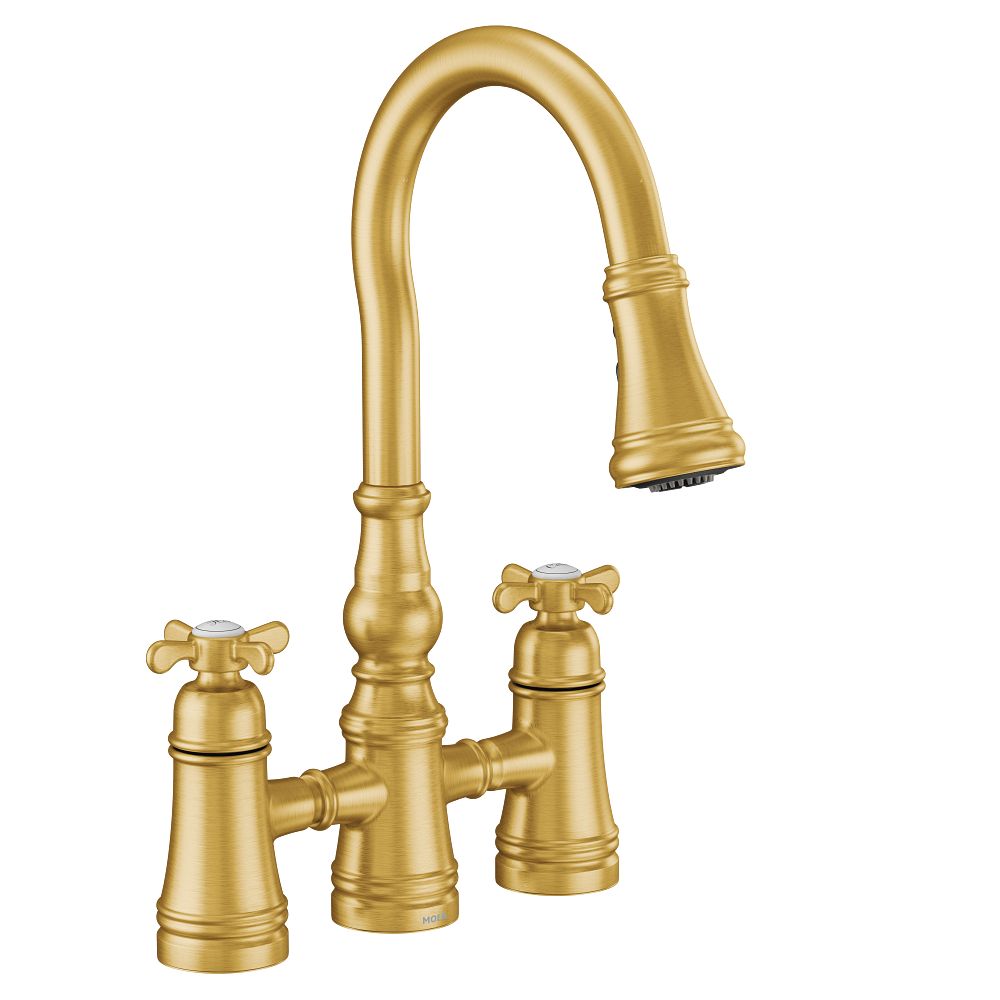 Weymouth Two-Handle High Arc Pulldown Kitchen Faucet