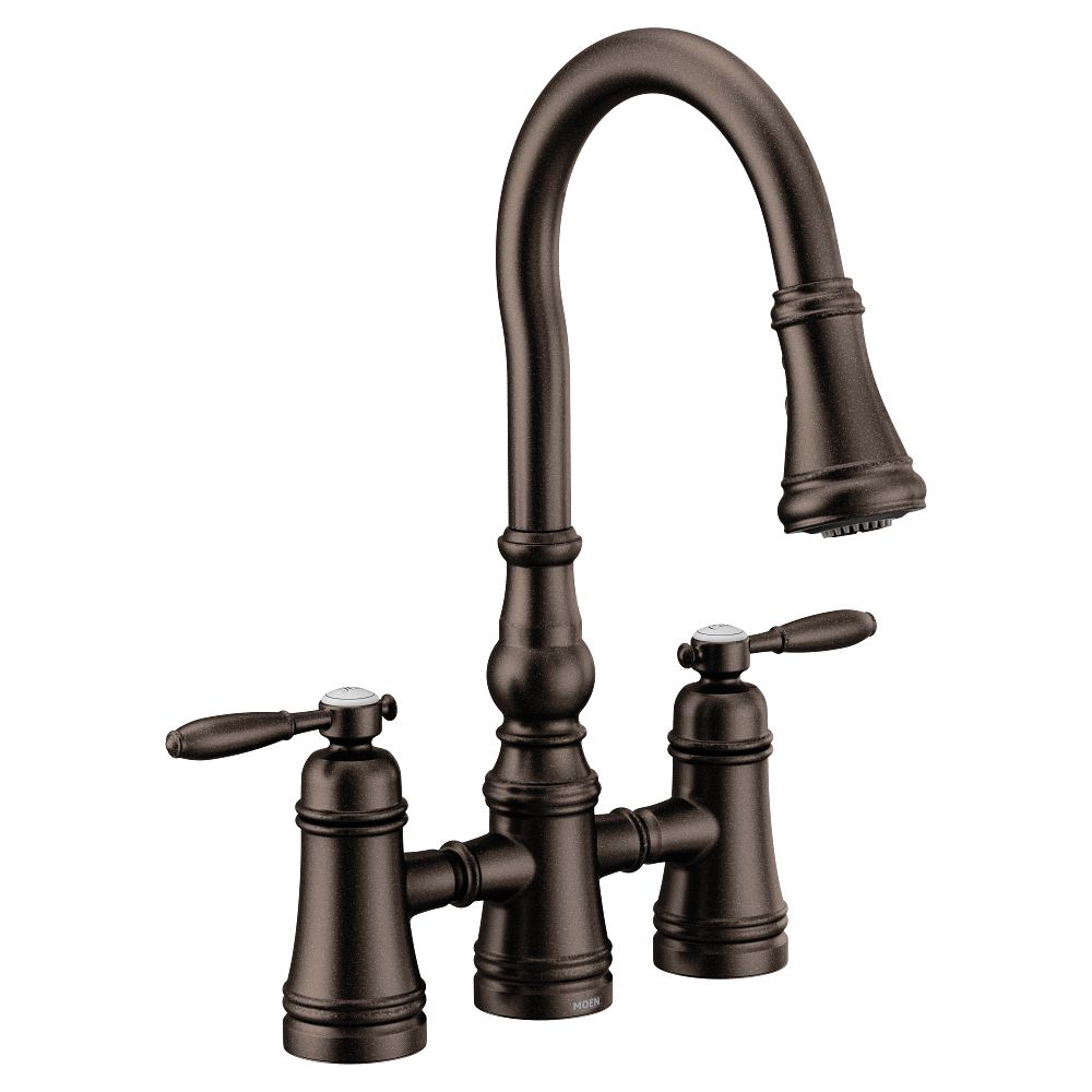 Weymouth Two-Handle High Arc Pulldown Kitchen Faucet