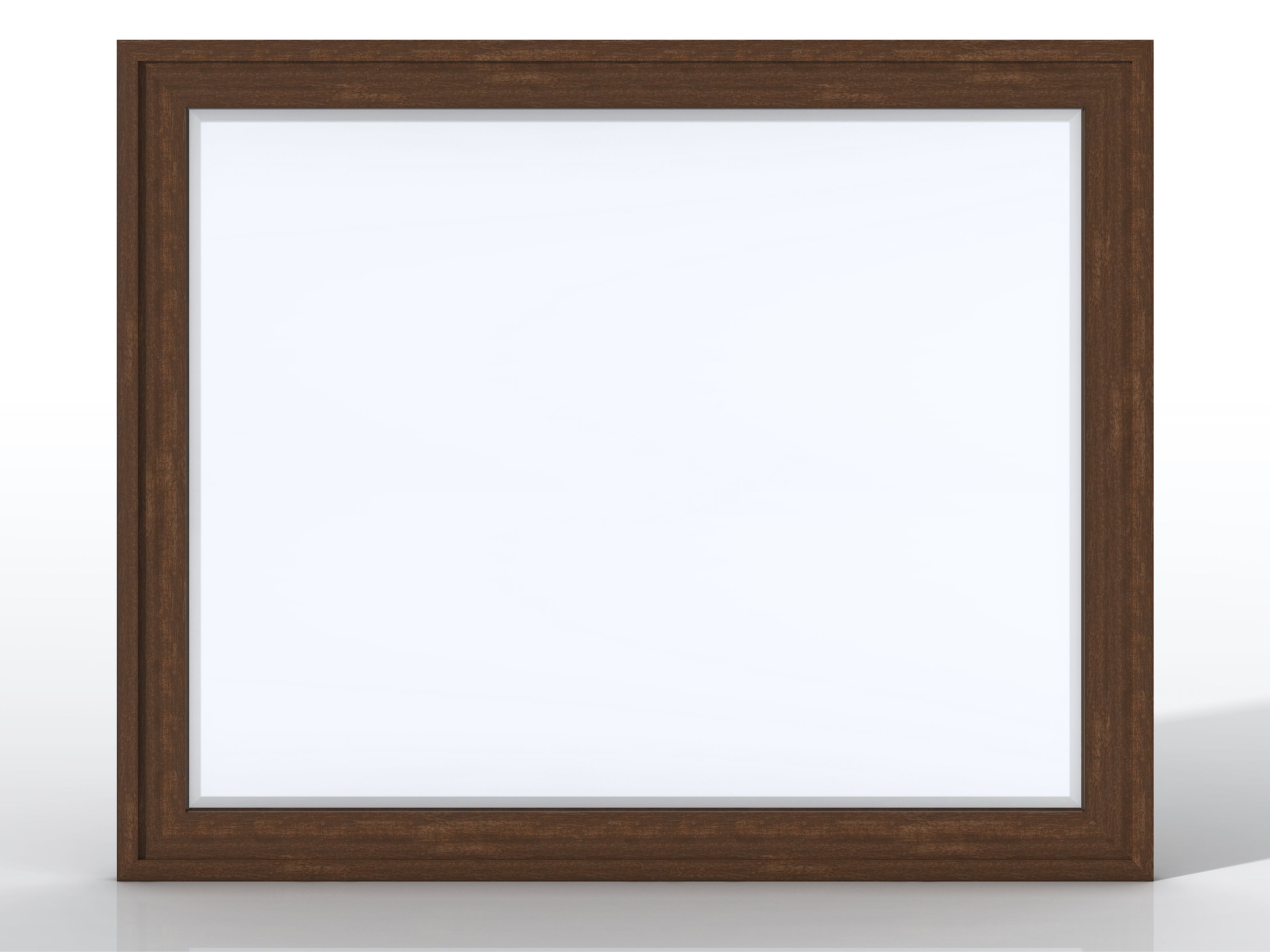 Addison 48" Rectangular Mirror, Mid-Century Acacia - Addison