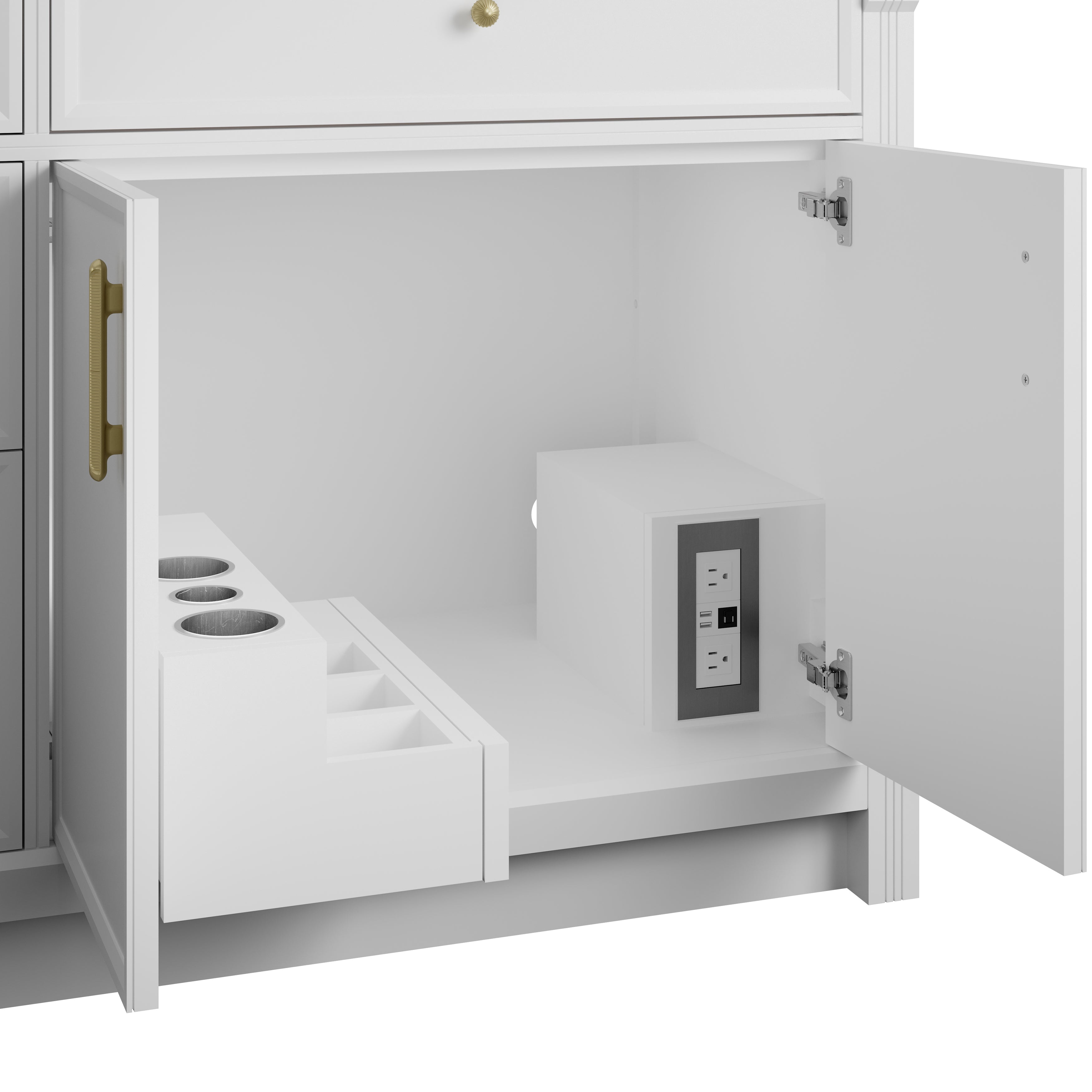 James Martin Bellshire 72" Double Vanity in Bright White with 3cm Countertop