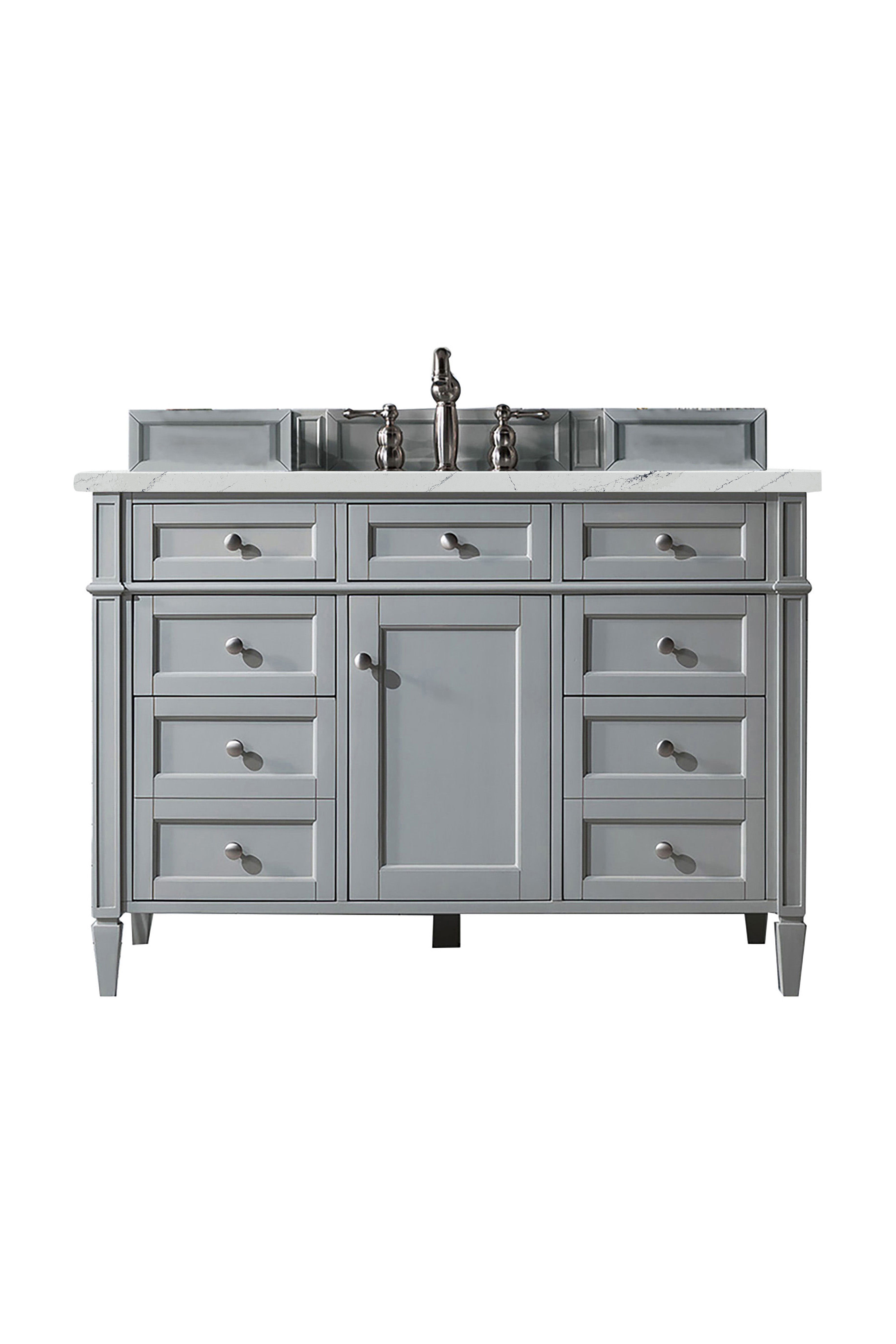James Martin Brittany 48" Single Vanity in Urban Gray with 3cm Countertop