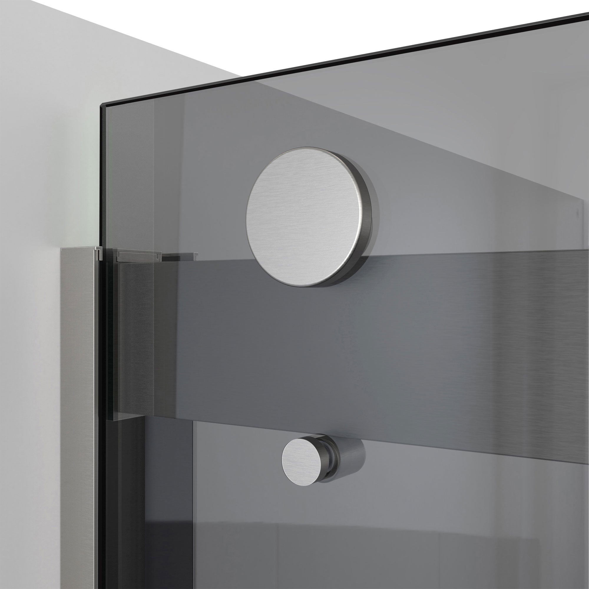 DreamLine Sapphire-V 56 - 60 inch W x 62 inch H Semi-Frameless Bypass Tub Door