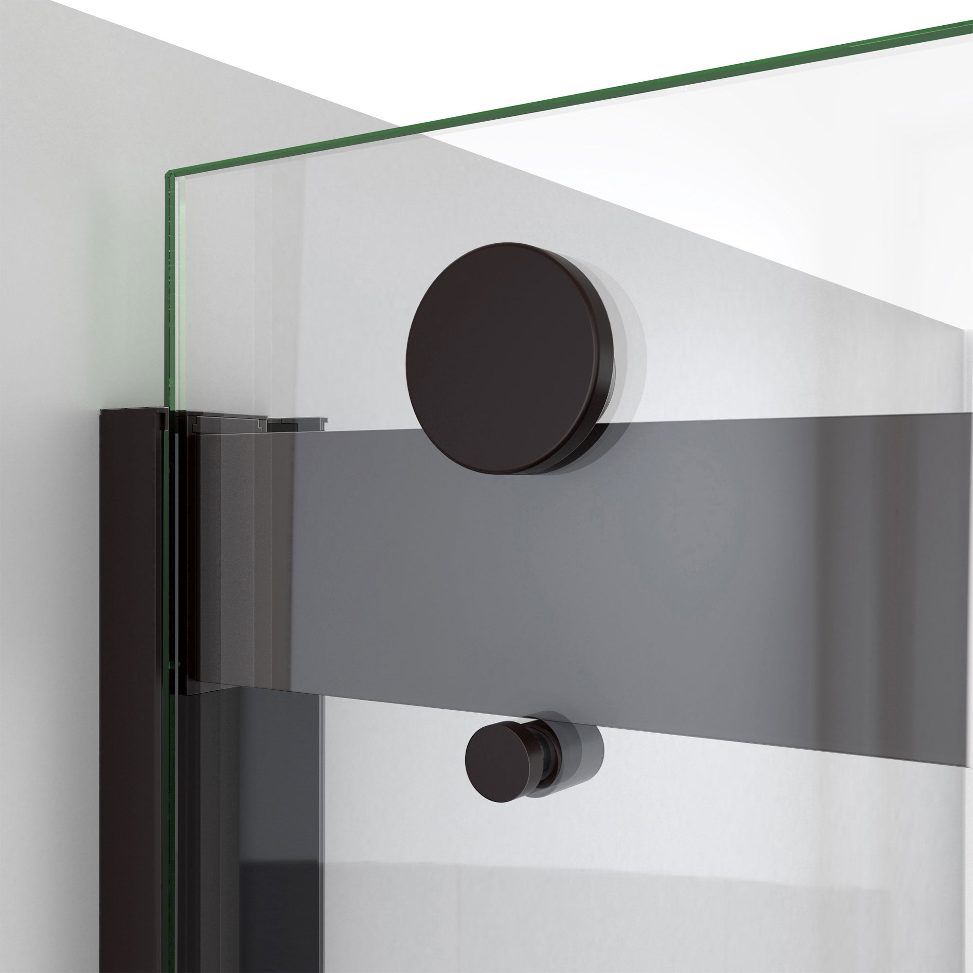 DreamLine Sapphire-V 56 - 60 inch W x 62 inch H Semi-Frameless Bypass Tub Door