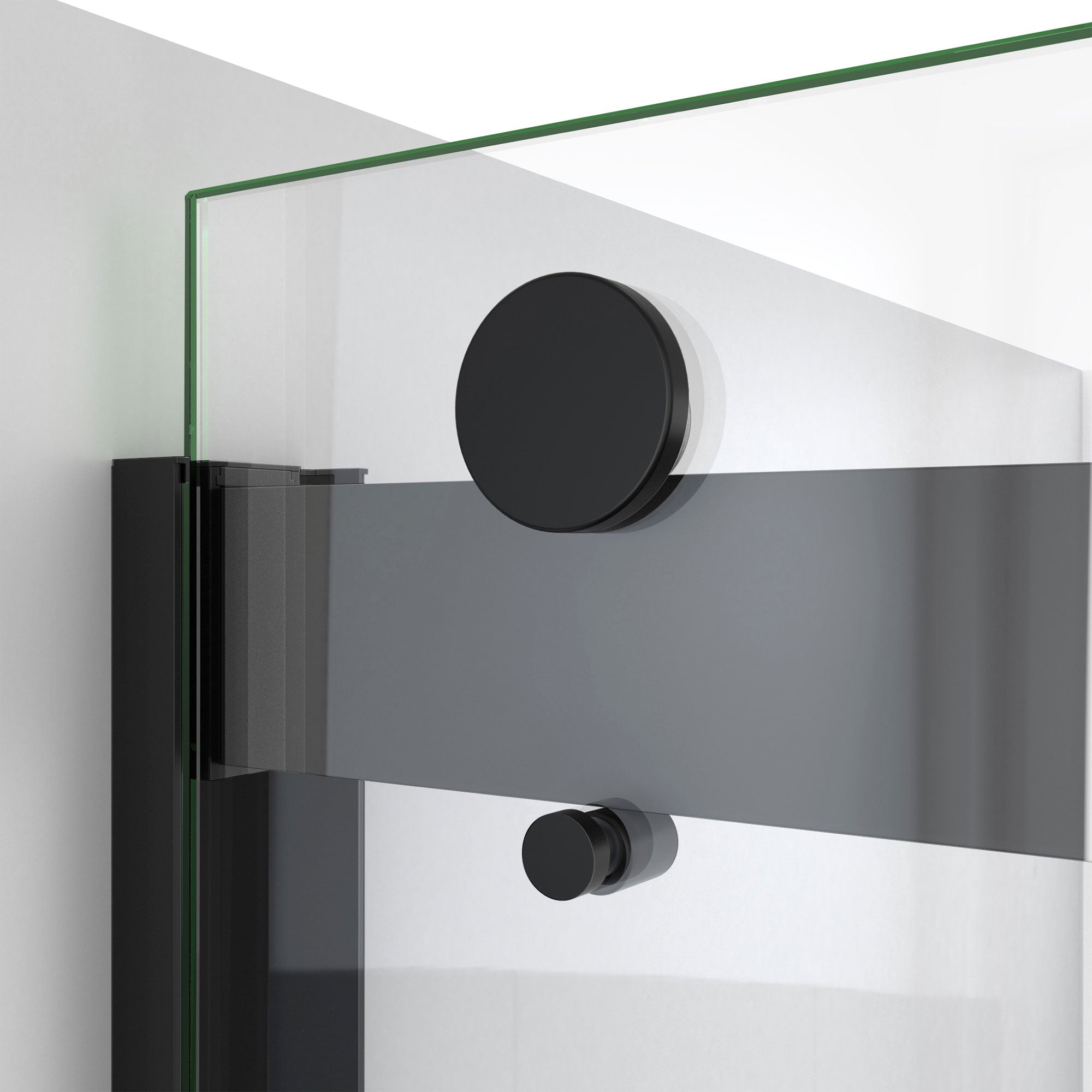 DreamLine Sapphire-V 56 - 60 inch W x 62 inch H Semi-Frameless Bypass Tub Door