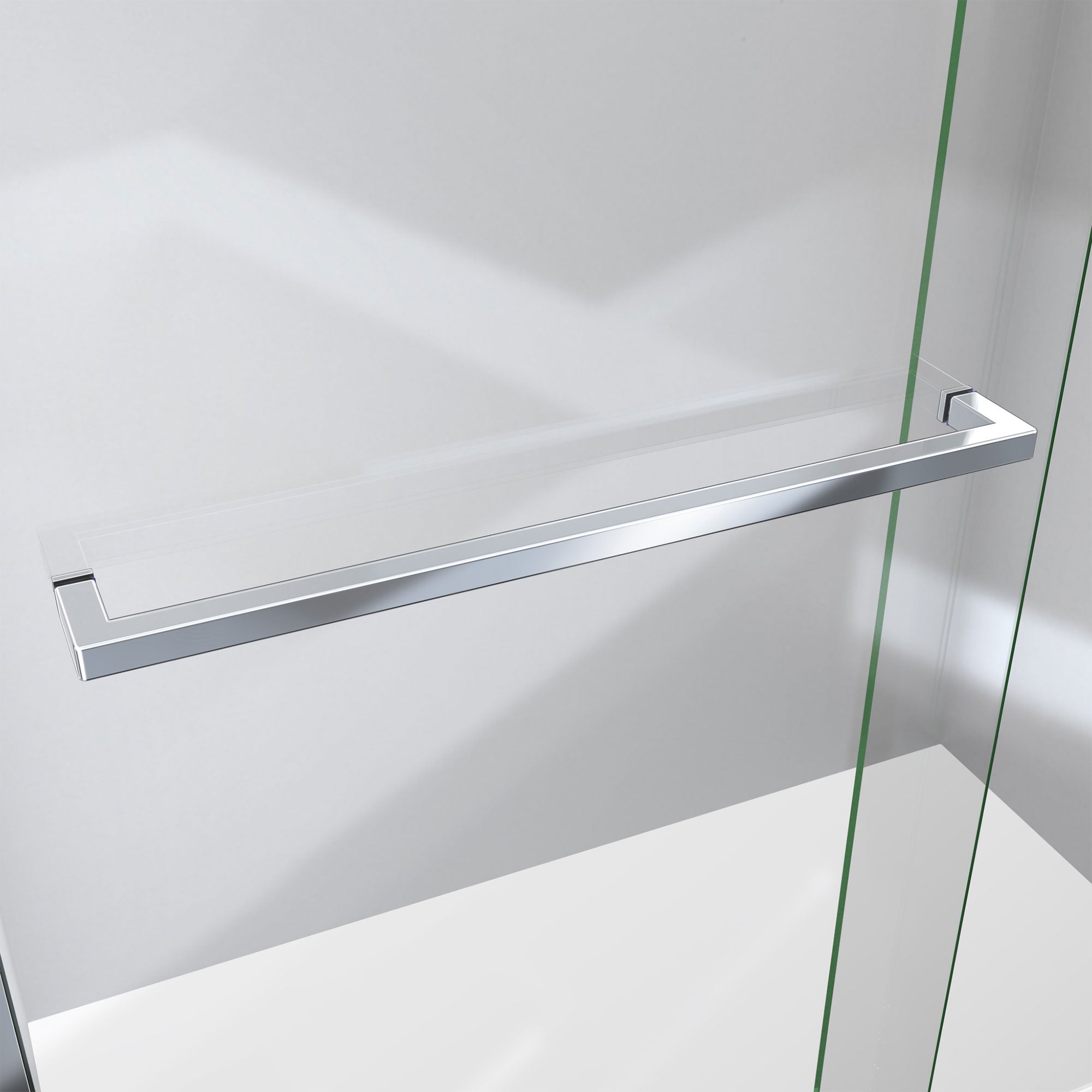 DreamLine Sapphire-V 50 - 54 inch W x 76 inch H Semi-Frameless Bypass Shower Door