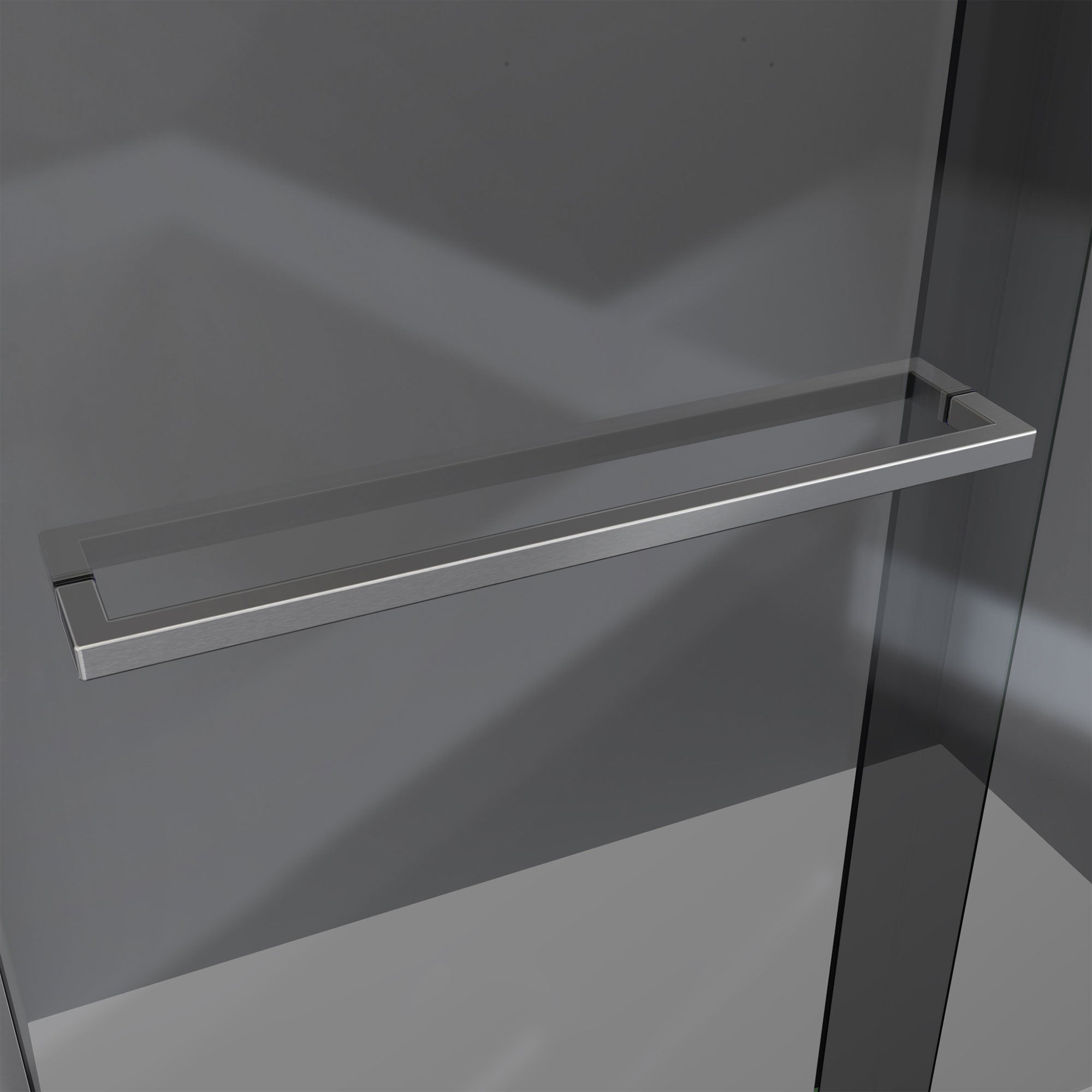 DreamLine Sapphire-V 56 - 60 inch W x 62 inch H Semi-Frameless Bypass Tub Door