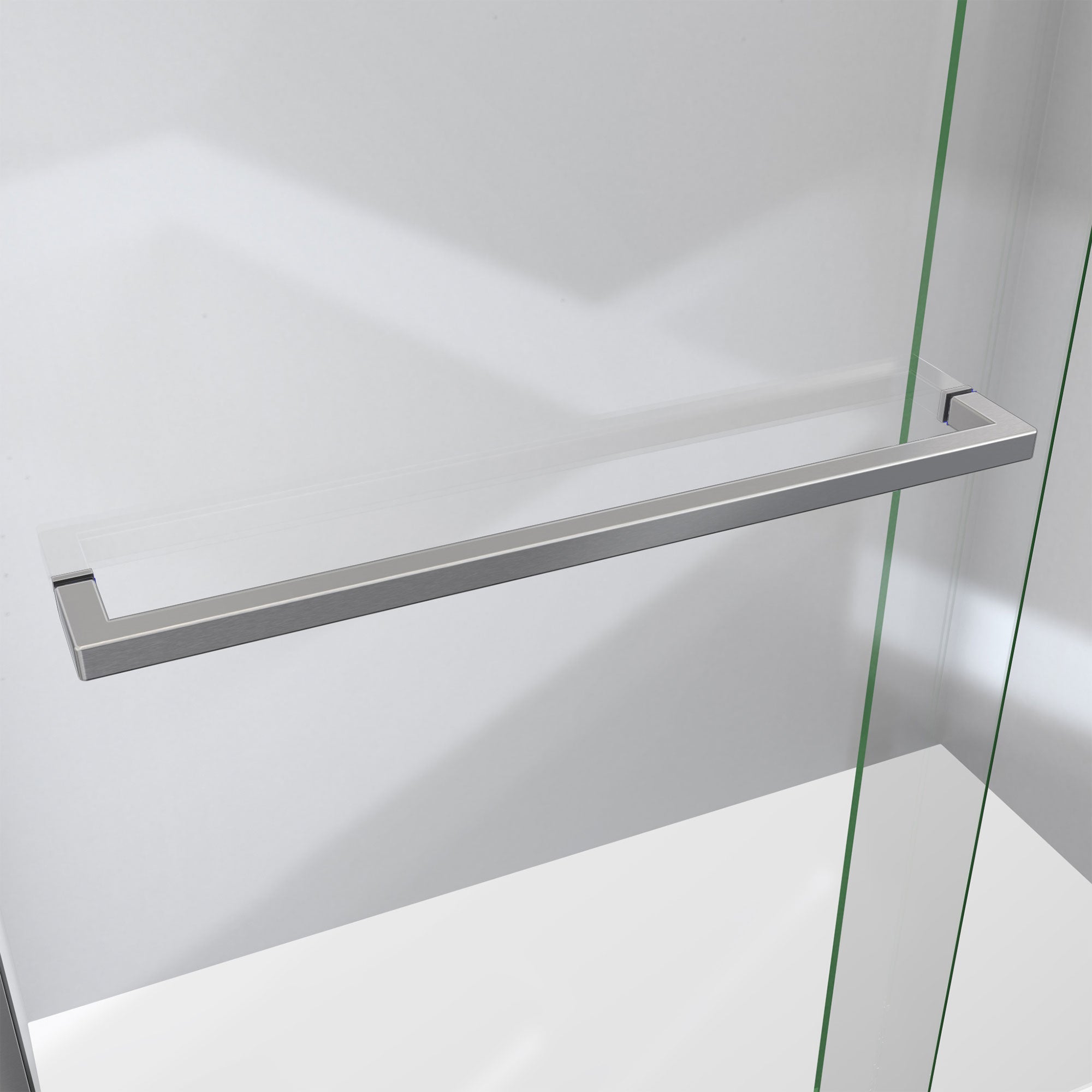 DreamLine Sapphire-V 56 - 60 inch W x 62 inch H Semi-Frameless Bypass Tub Door
