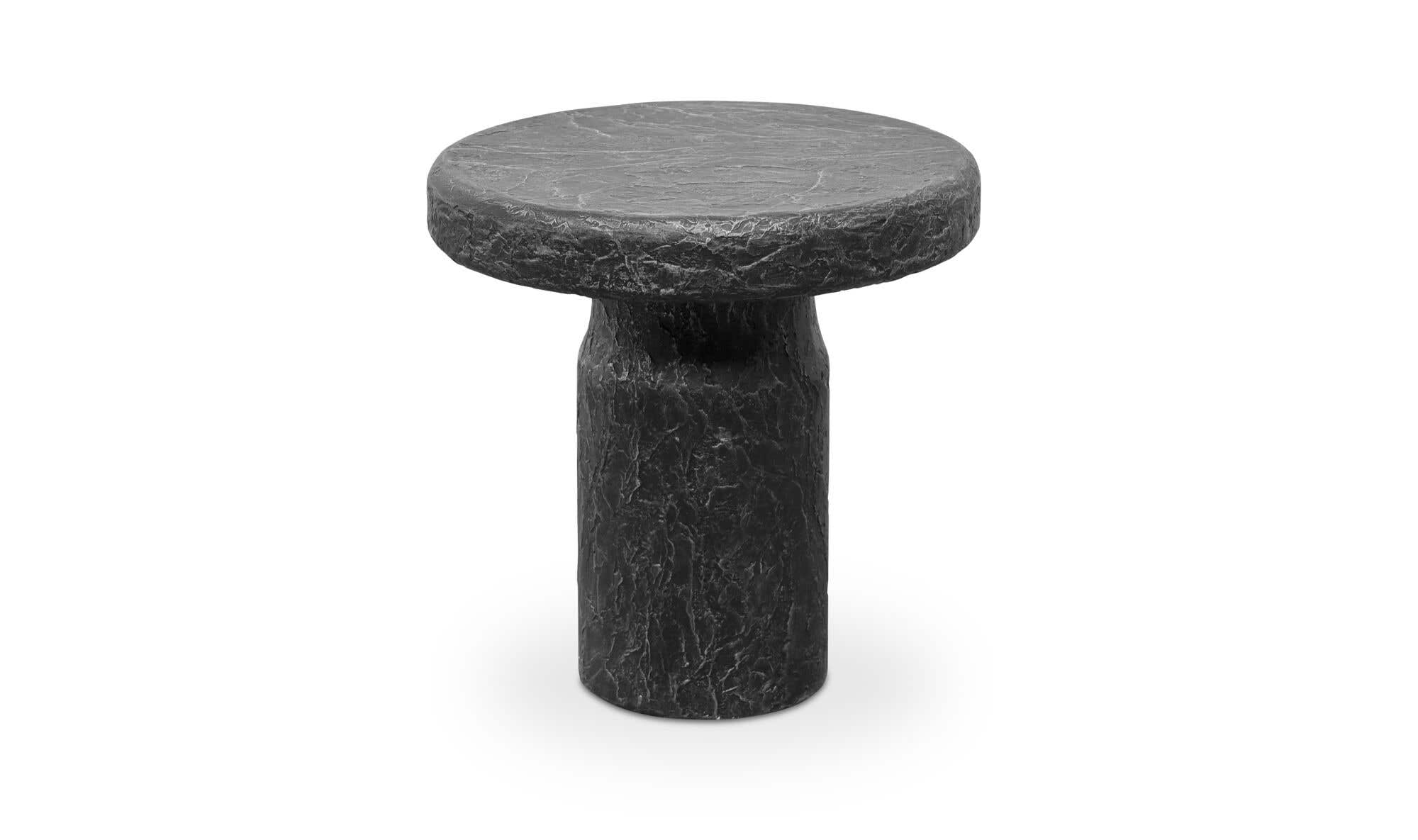 Moes Nia Outdoor Side Table Charcoal SC-1008