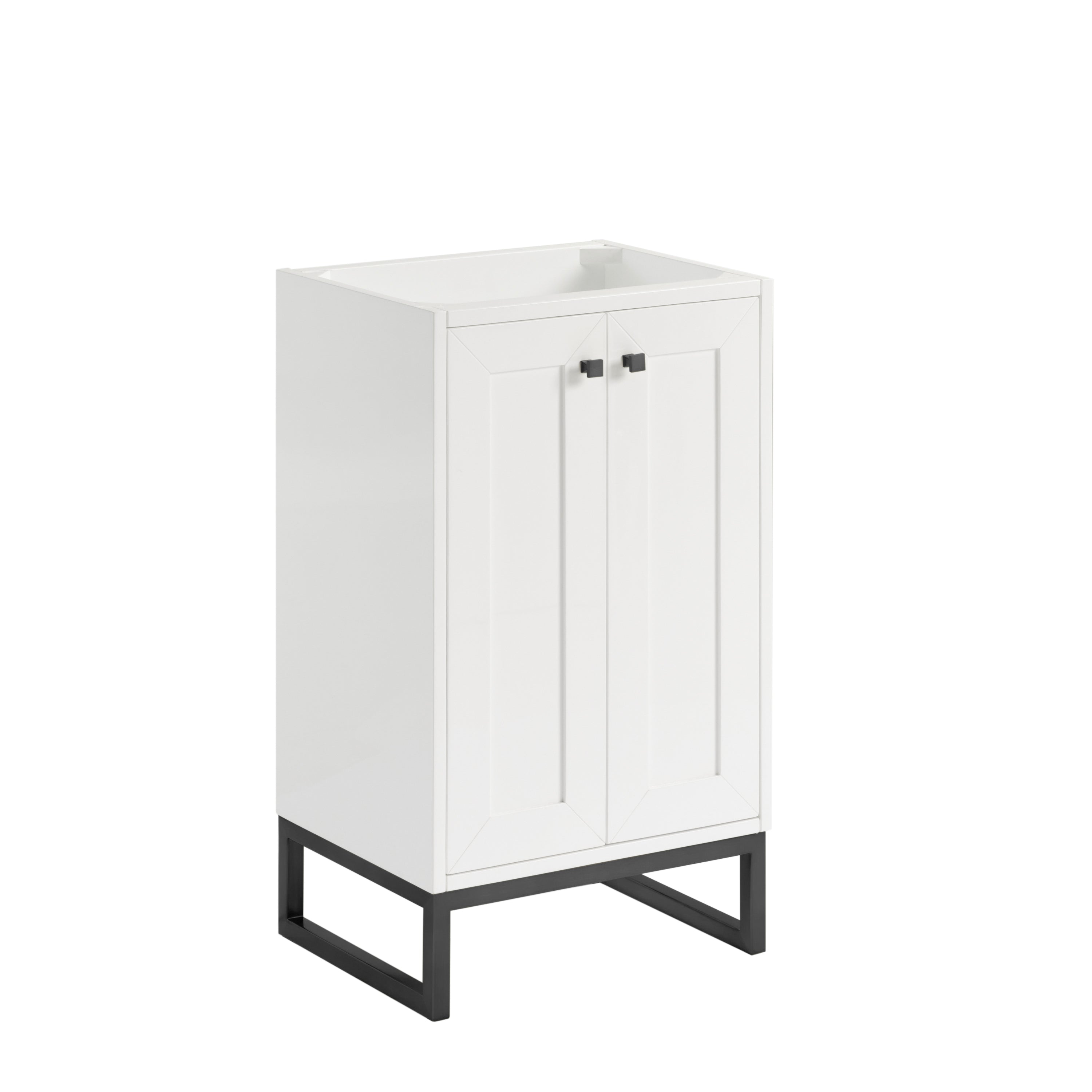 James Martin Chianti 20" Single Cabinet in Glossy White