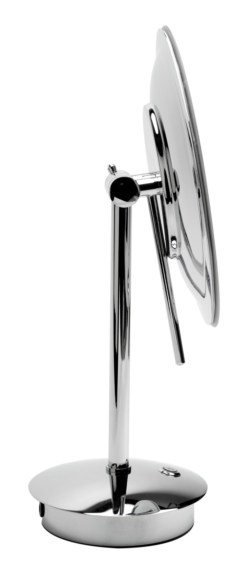 ALFI brand ABM9FLED Tabletop Round 9" 5x Magnifying Cosmetic Mirror with Light