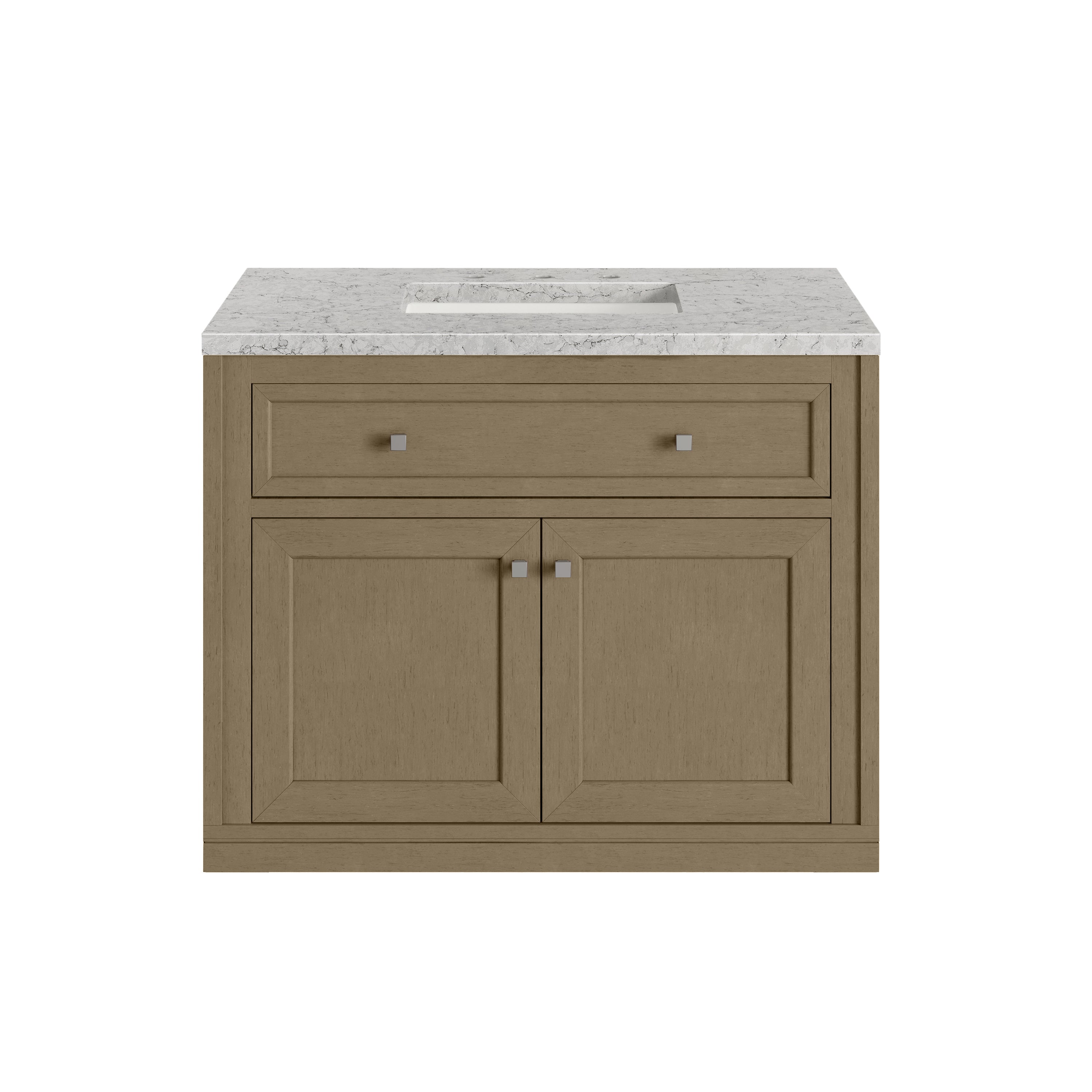 James Martin Chicago 36" Single Vanity in Walnut Whisper with 3cm Countertop