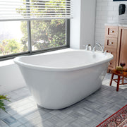 DreamLine Seneca 60 in. L x 25 in. H Bathtub