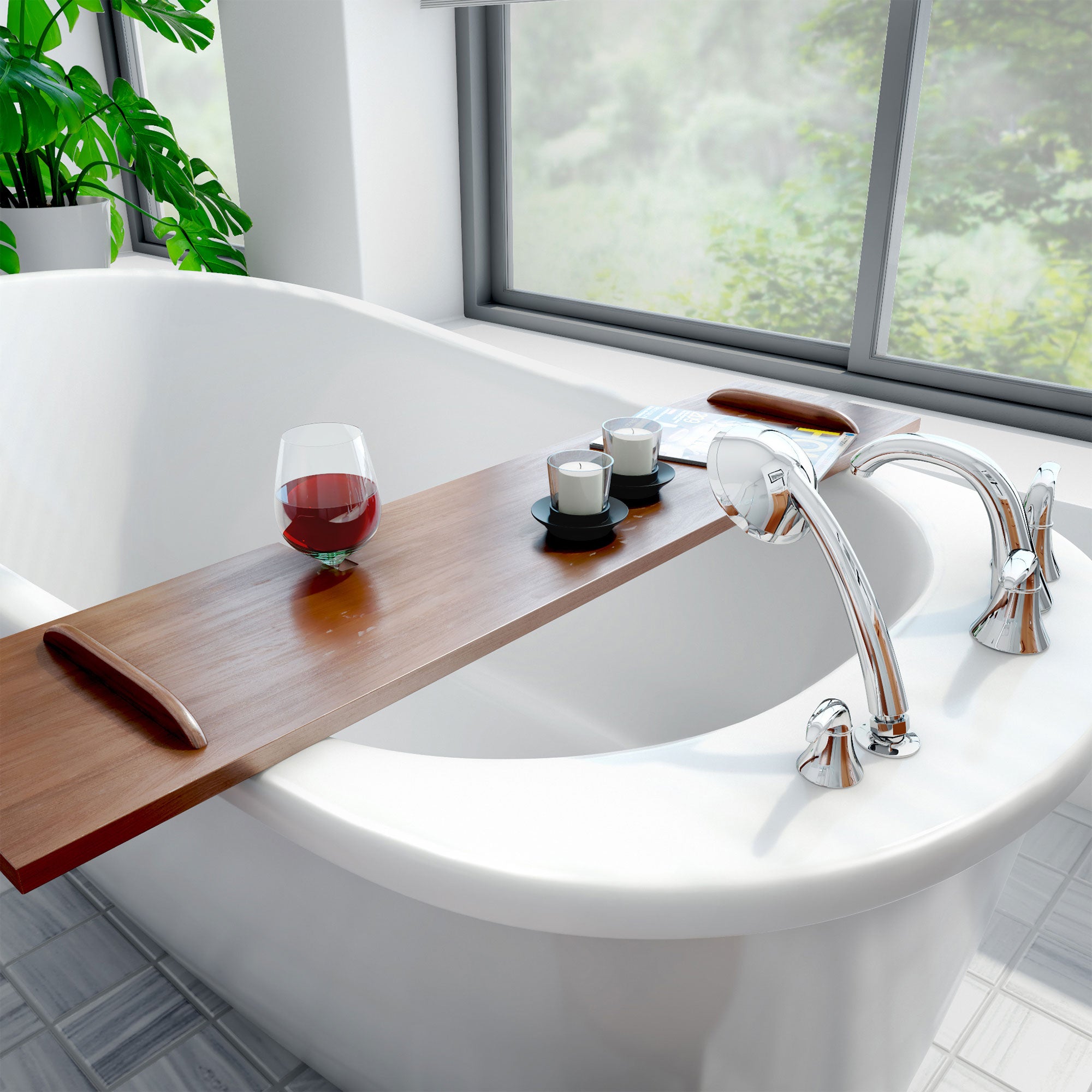 DreamLine Seneca 60 in. L x 25 in. H Bathtub