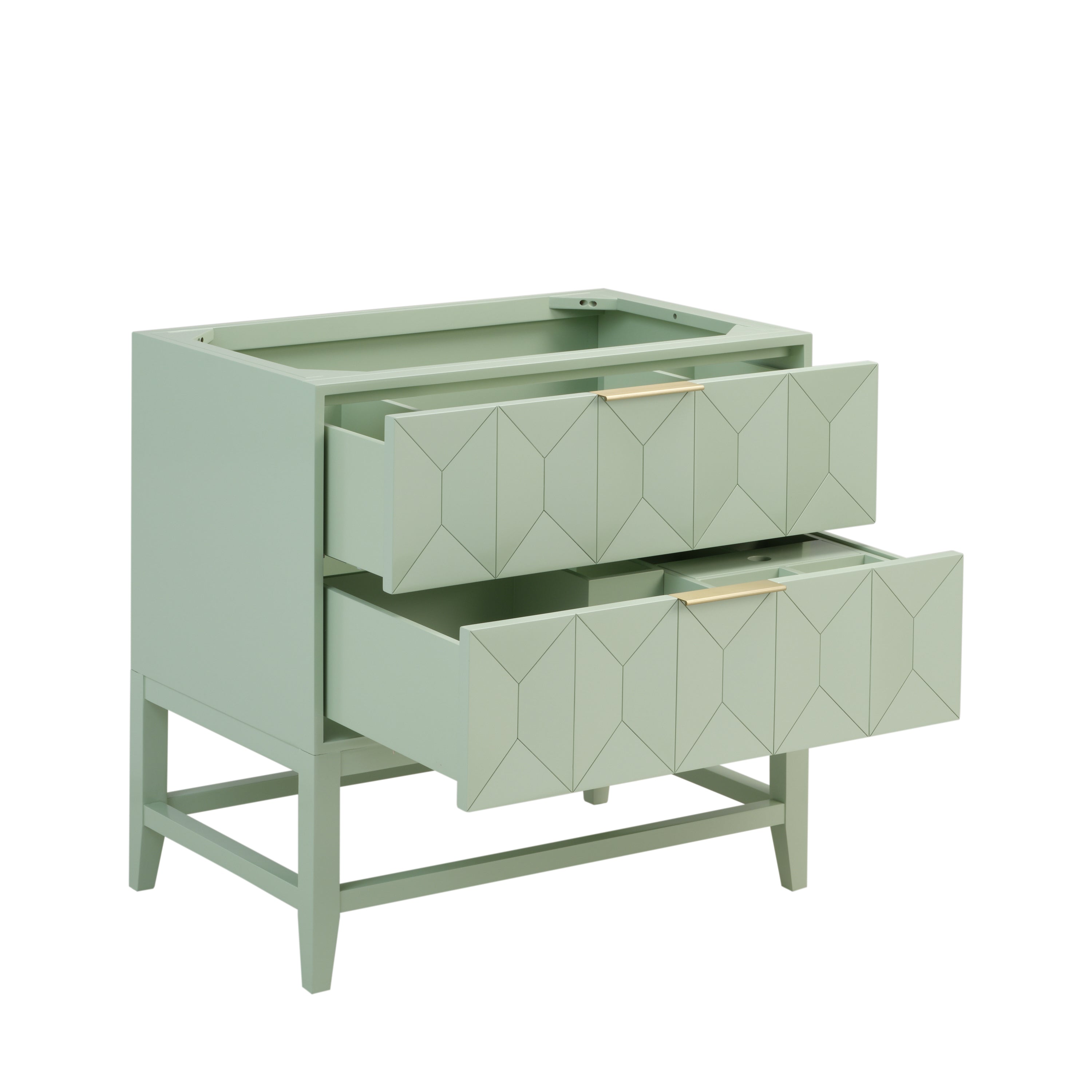 James Martin Emmeline 36" Single Vanity in Pistachio with 3cm Countertop