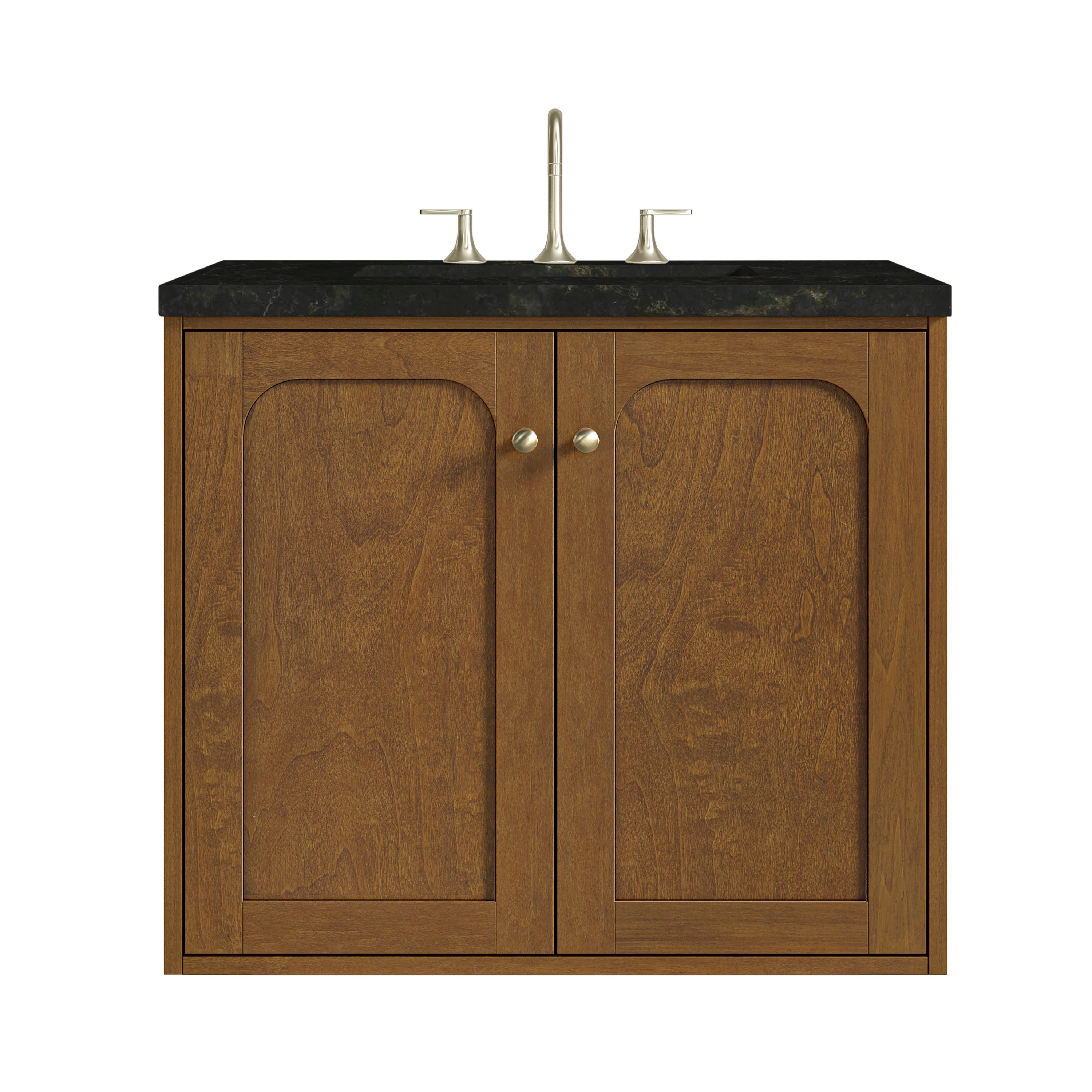James Martin Laurent 30" Single Vanity in Honey Oak with 3cm Countertop