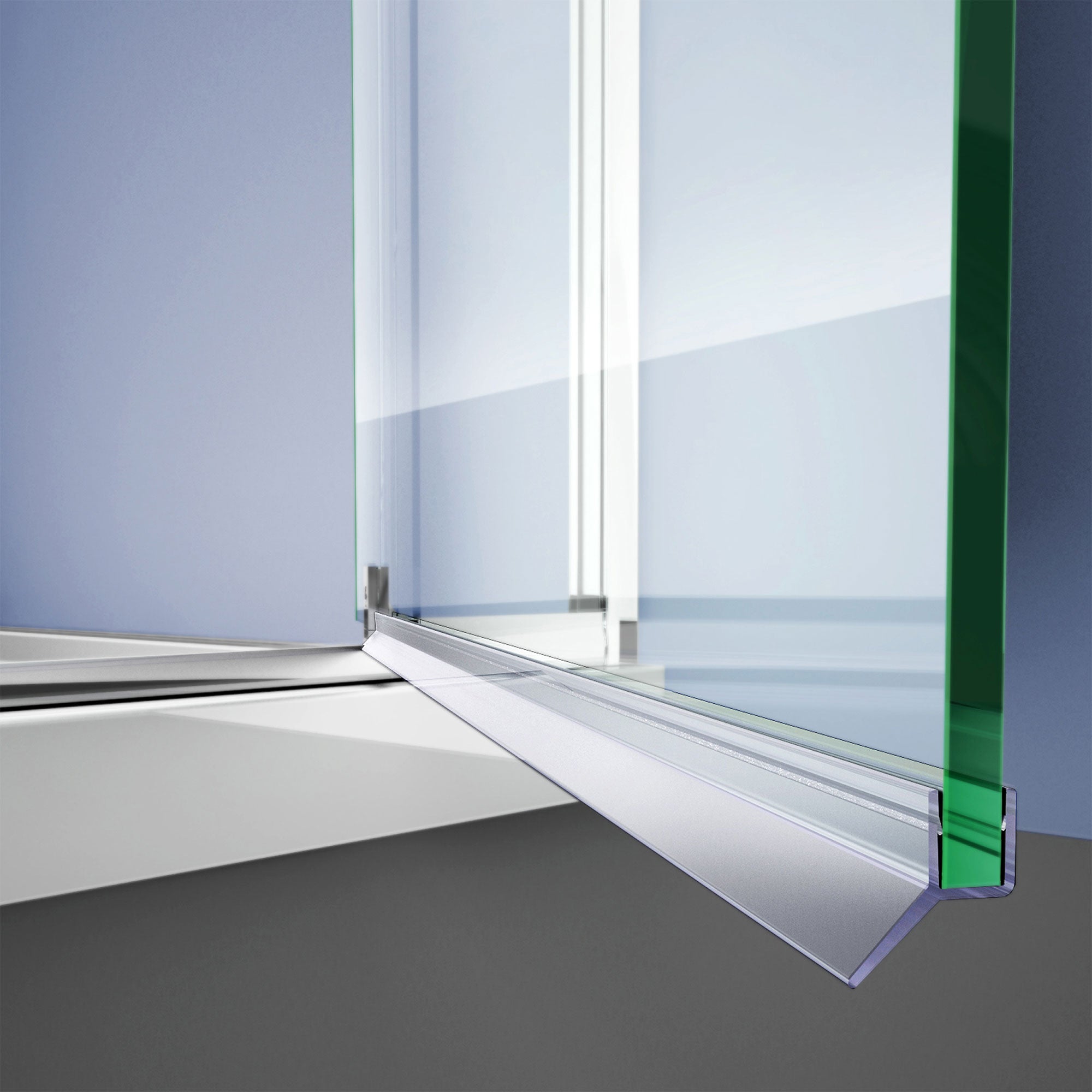 DreamLine 305B-6, Clear Bottom Sweep Vinyl