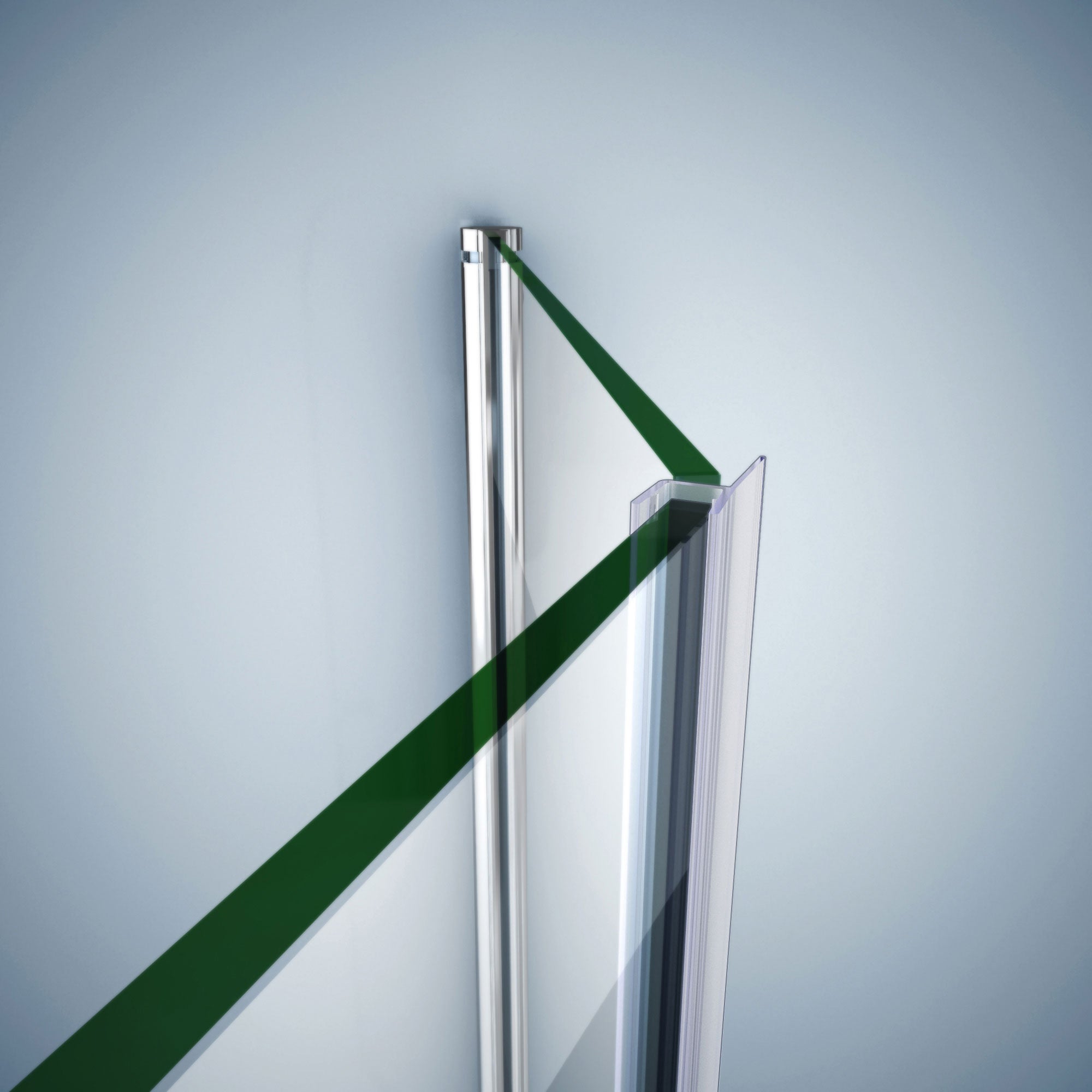 DreamLine 309B3-10, Clear Bottom Sweep Vinyl (pre-cut)