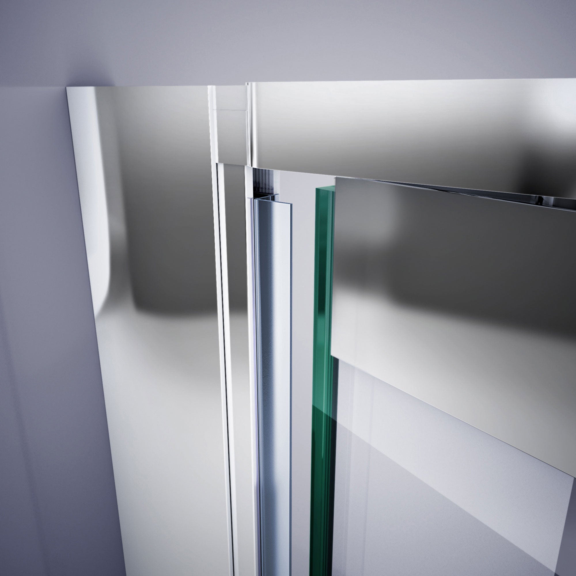 DreamLine JT013B, Clear Inline Strike for an Extruded Profile