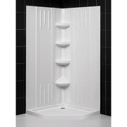 DreamLine QWALL-2 38" W Shower Base and Backwalls