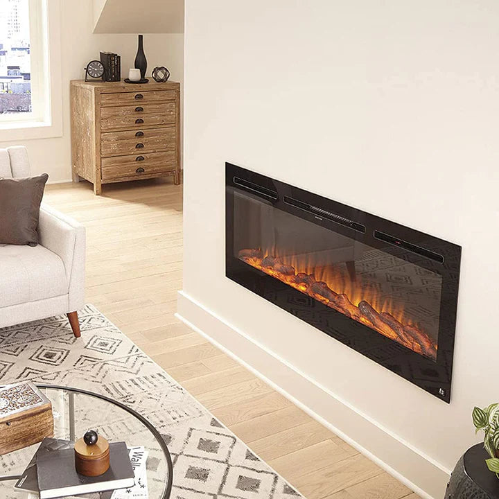 Touchstone Sideline® 50 Recessed Smart Electric Fireplace with Heat – 80004