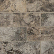 Silver Travertine Tumbled Tile 3"X6" Subway