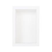 Single Shelf Recessed Niche in Designer White