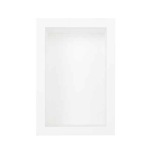 Single Shelf Recessed Niche in Designer White