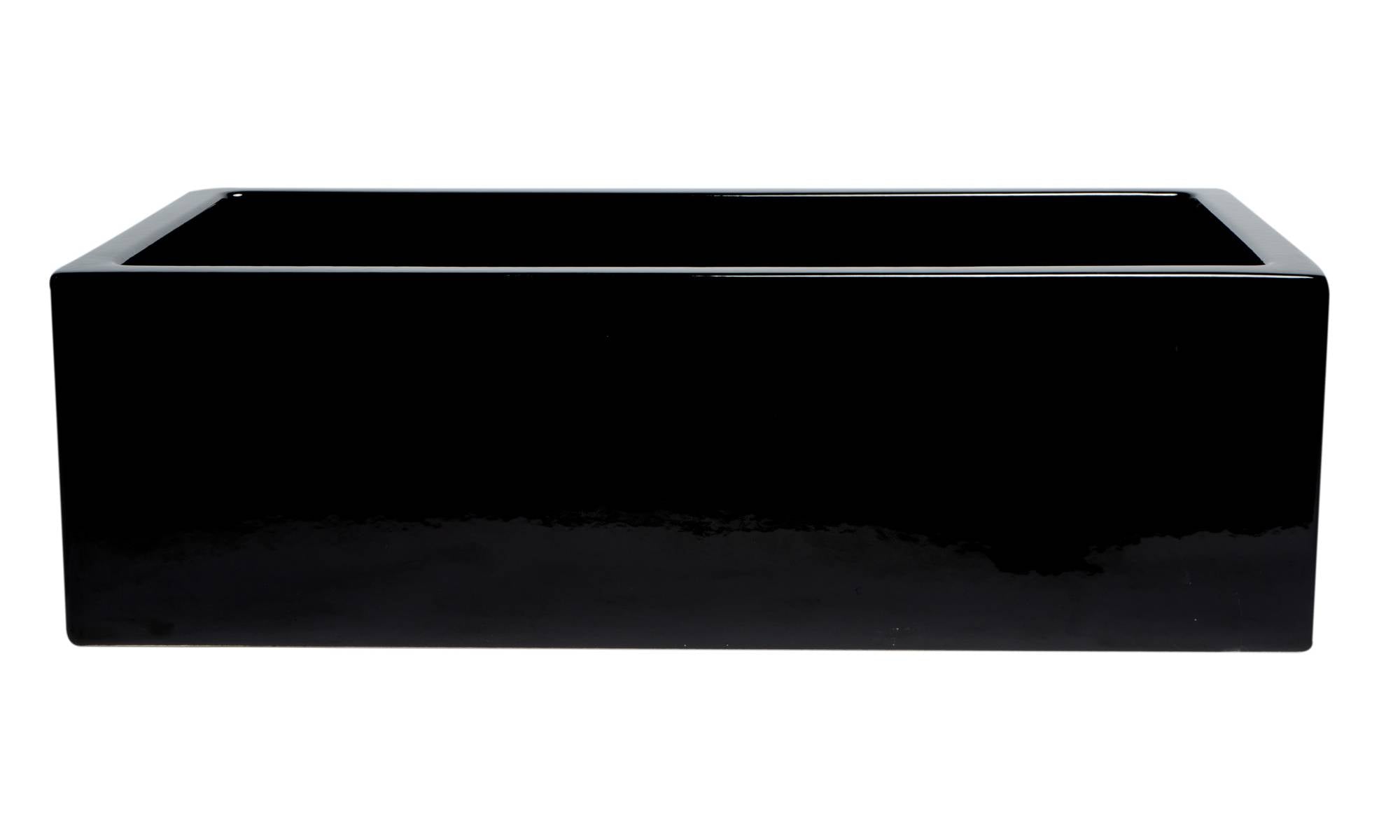 ALFI brand AB3318HS 33" x 18" Reversible Fluted / Smooth Fireclay Farm Sink