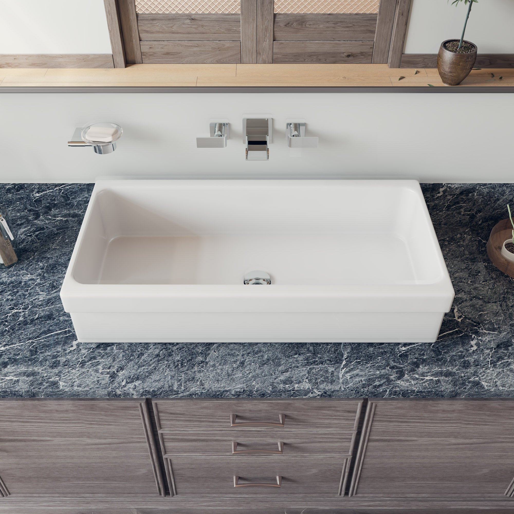 ALFI brand AB5009 Pop Up Drain for Sink w/o Overflow