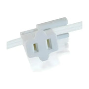 Slide-On Plugs / Vampire Plugs, SPT1, Female Inline Pass Through, Pack of 25, White
