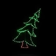 Small Tilted Christmas Tree
