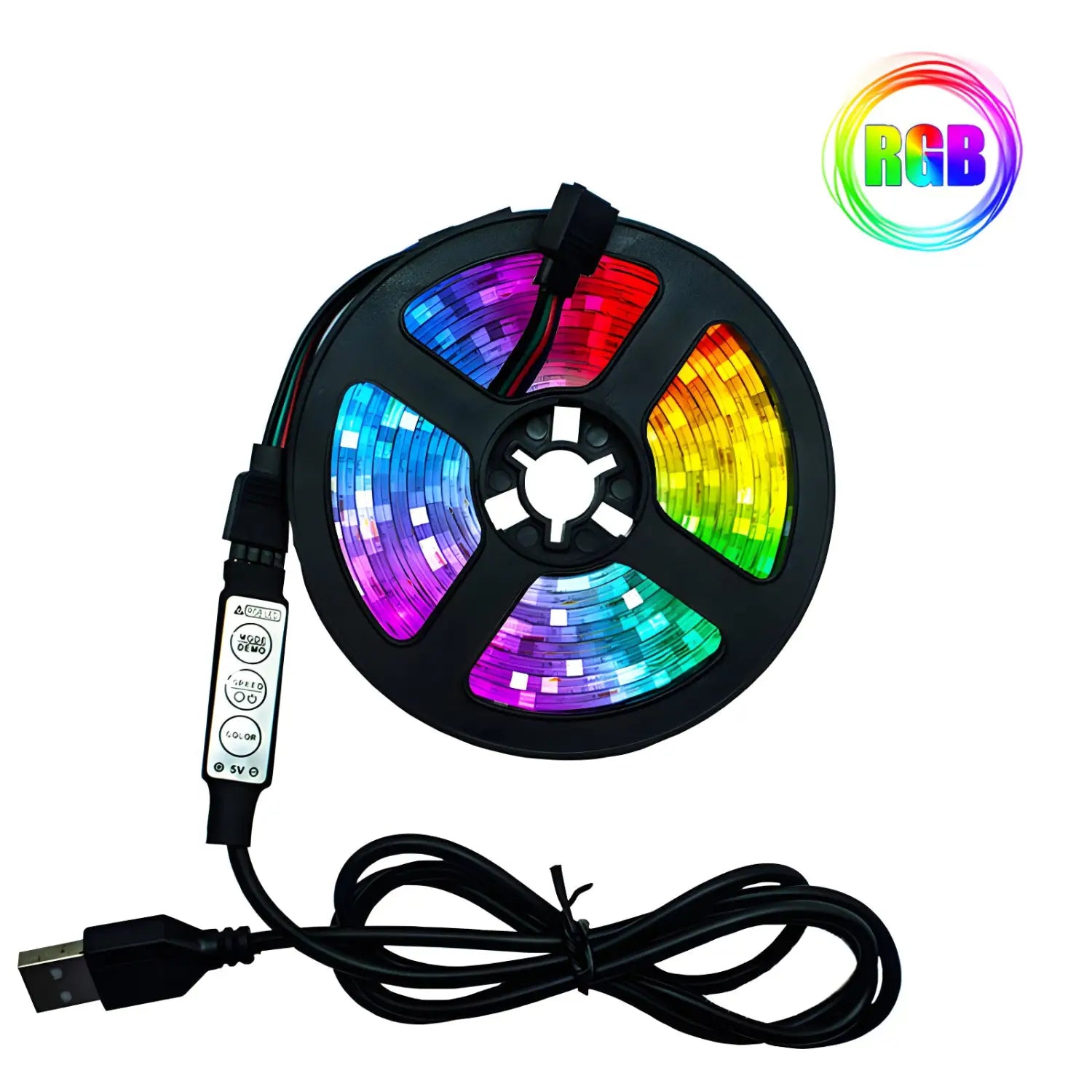 Smart LED Bluetooth RGB Light Strip with Remote Control – Multi-Length Options
