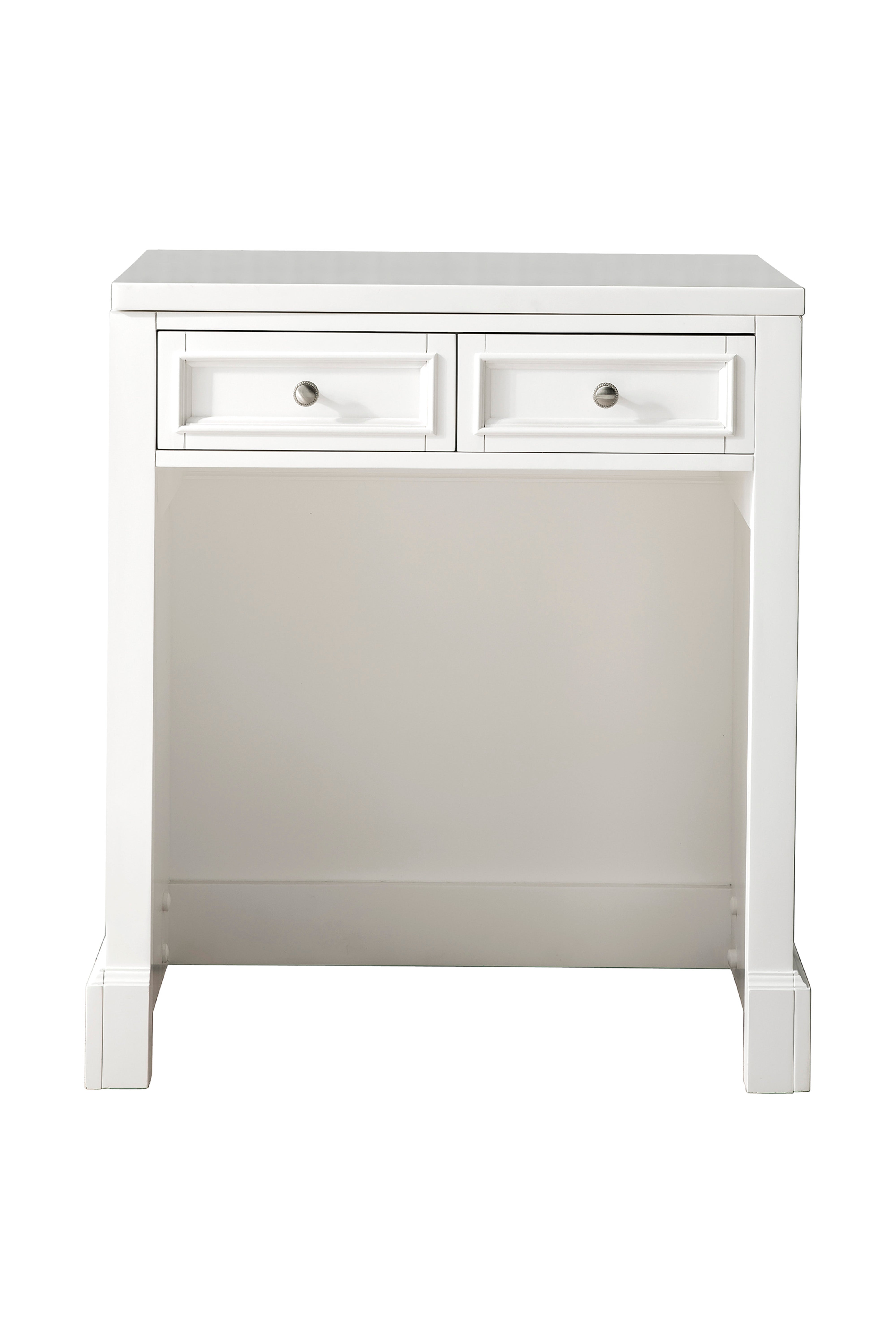 James Martin De Soto 30" Countertop Unit in Bright White with 3cm Countertop