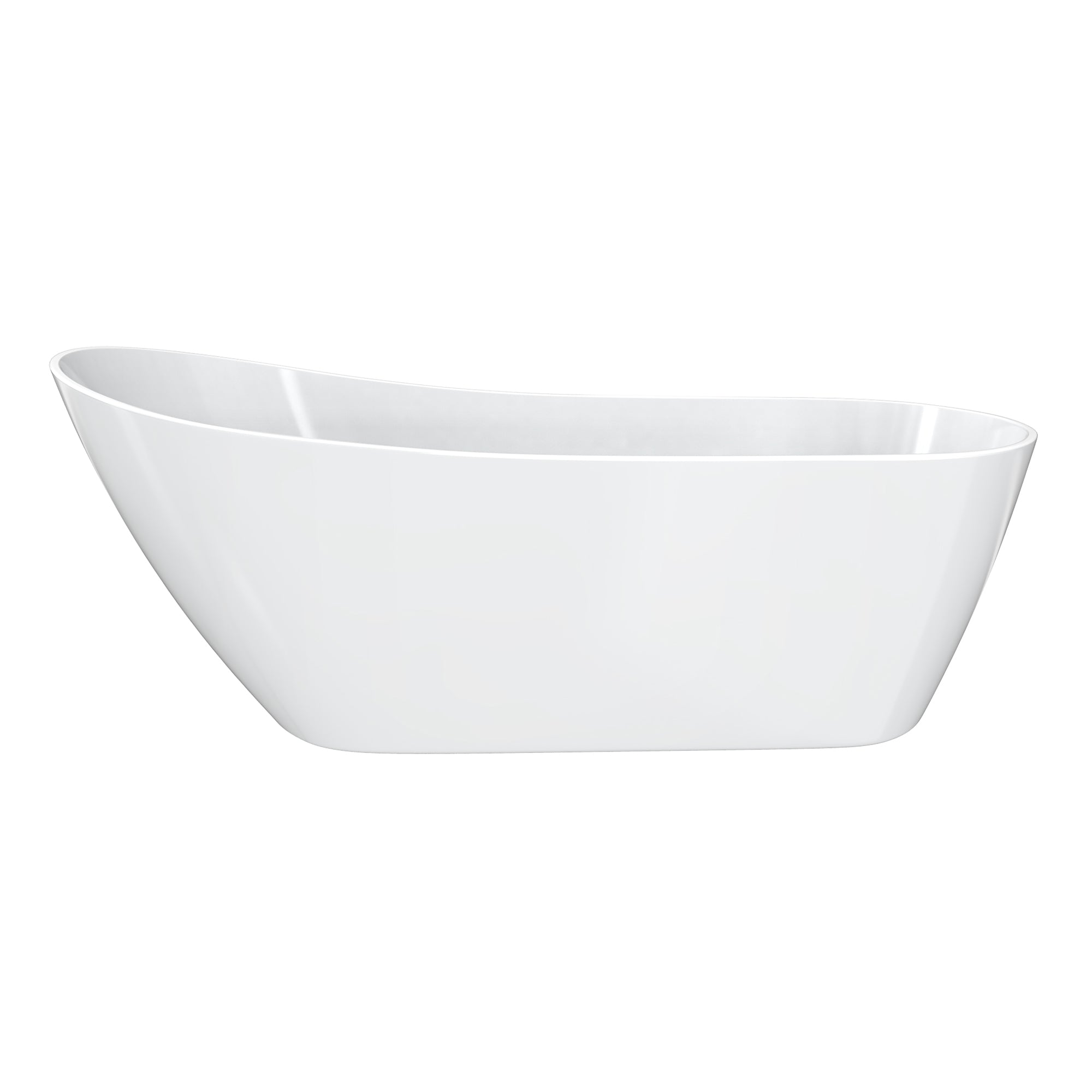 Maax Soca 67 x 29 Acrylic Freestanding Slipper End Drain Bathtub
