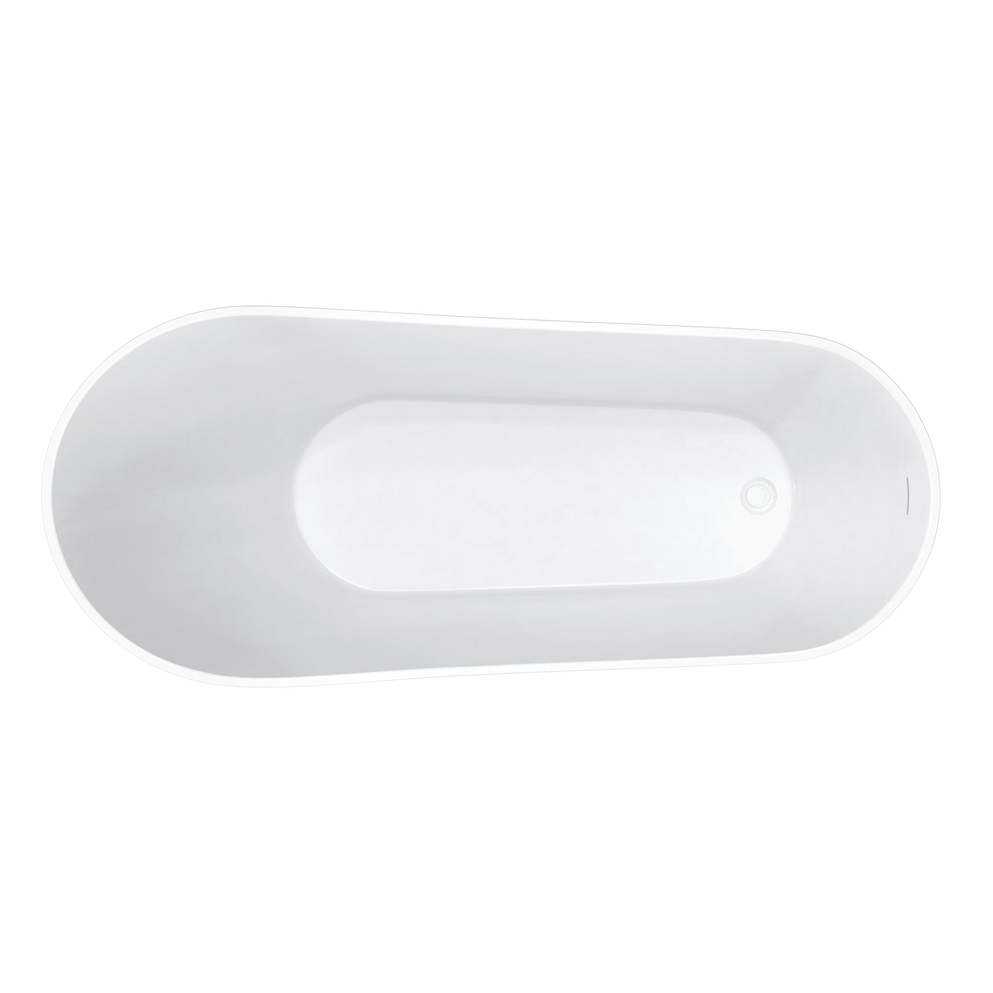 Maax Soca 67 x 29 Acrylic Freestanding Slipper End Drain Bathtub