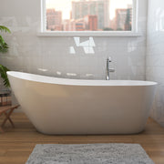 Maax Soca 67 x 29 Acrylic Freestanding Slipper End Drain Bathtub