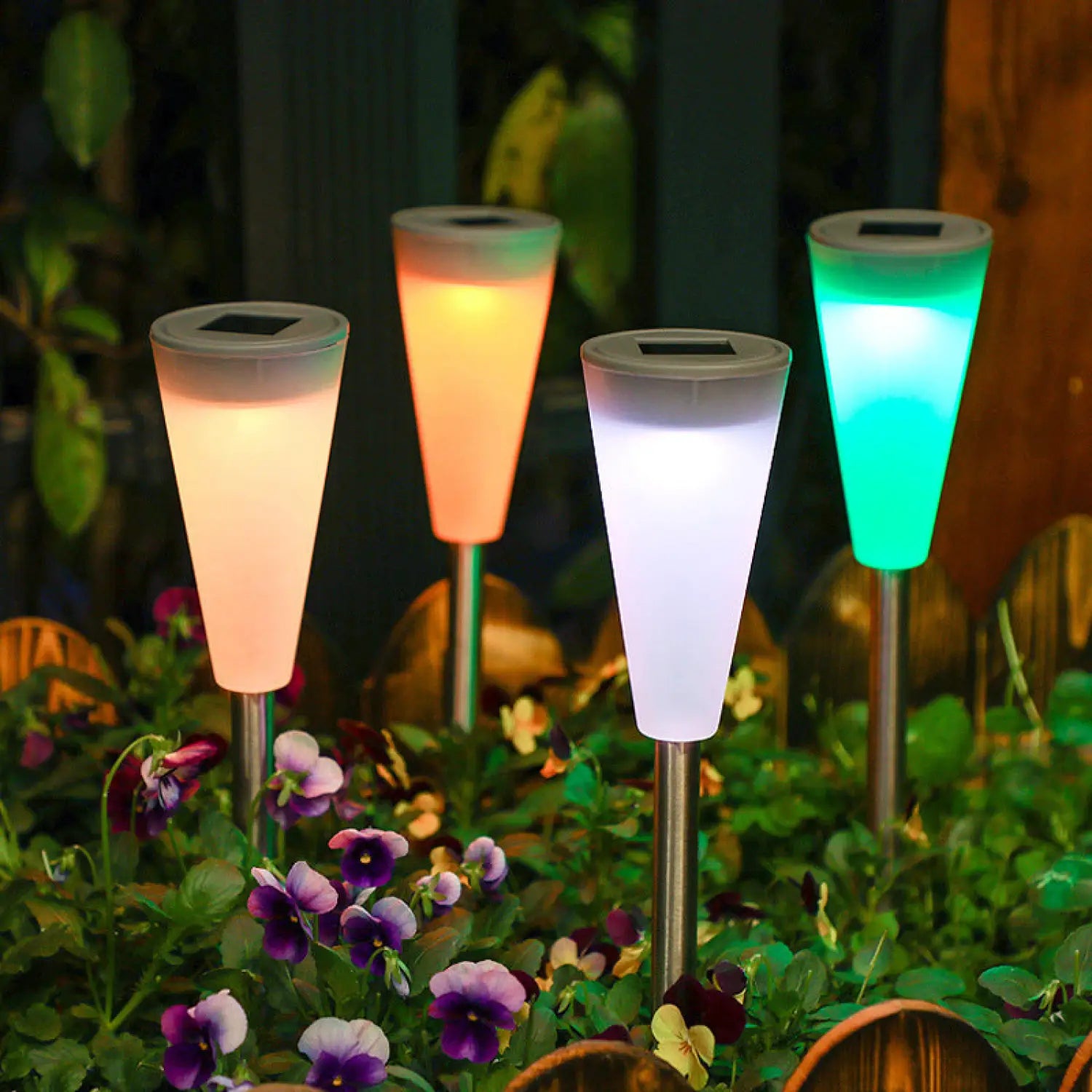 Solar Lights for Outdoors – Decorative Street and Garden Lighting Set