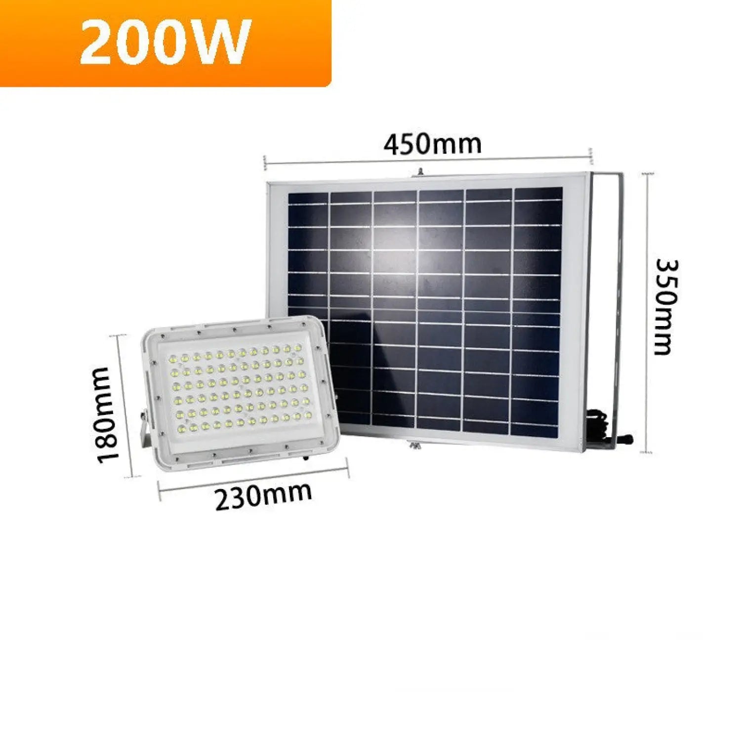 Solar Power LED Flood Lights - High Brightness & Waterproof Outdoor