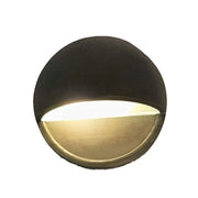 Solid Brass Half Moon Puck Light Fixture