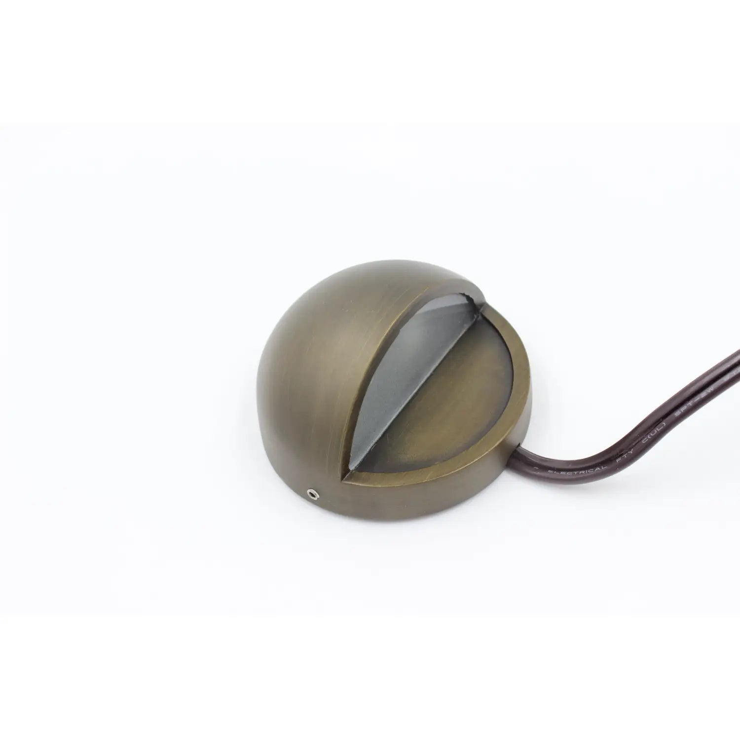 Solid Brass Half Moon Puck Light Fixture