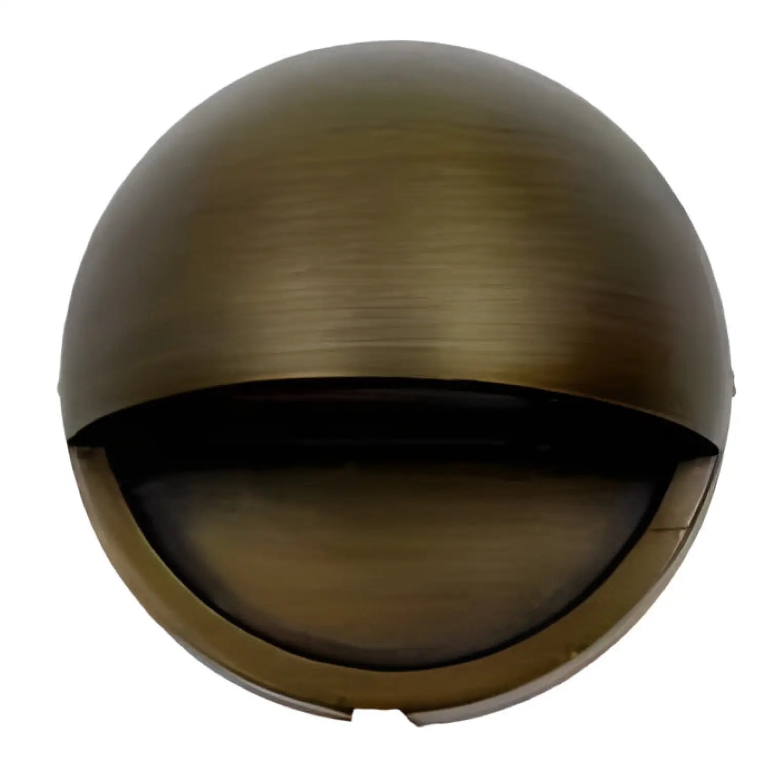 Solid Brass Half Moon Puck Light Fixture