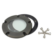 Solid Brass MR16 In-ground Well Light Cover Kit