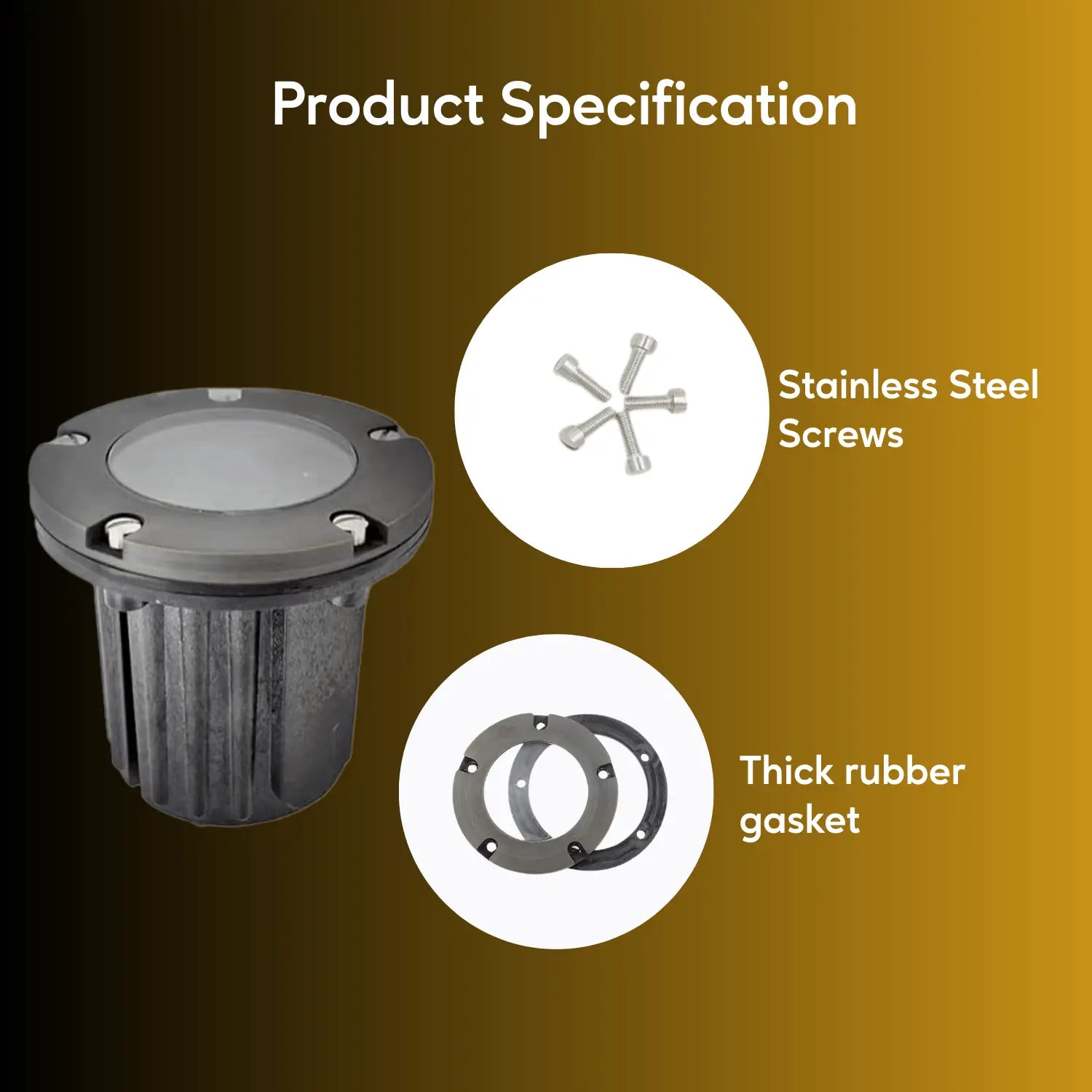 Solid Brass MR16 In-ground Well Light Cover Kit