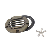 Solid Brass MR16 In-Ground Light Well Cover Kit