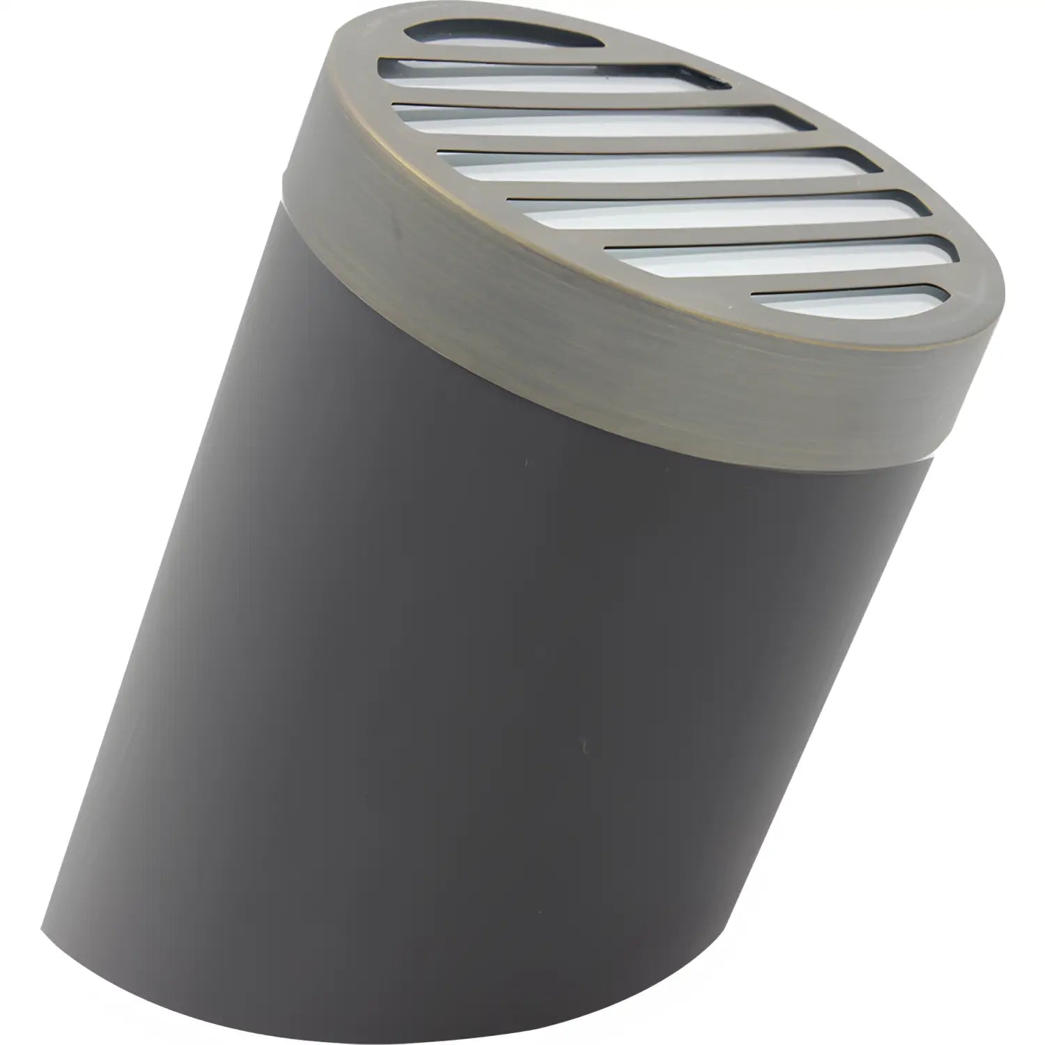 Solid Brass Louvered PAR36 In-ground Well Light Cover Kit