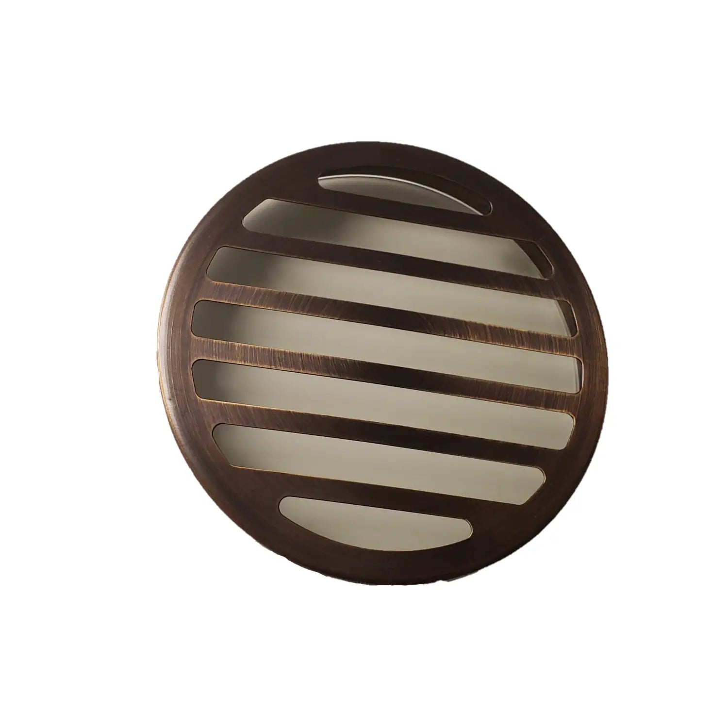 Solid Brass Louvered PAR36 In-ground Well Light Cover Kit