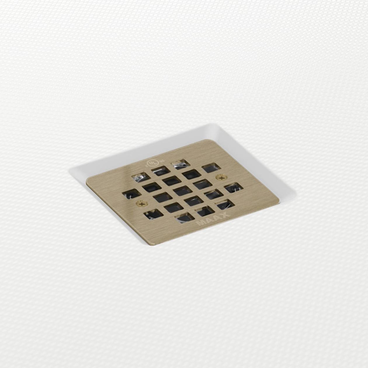 Maax B3X 6036 Acrylic Alcove Shower Base with Center Drain
