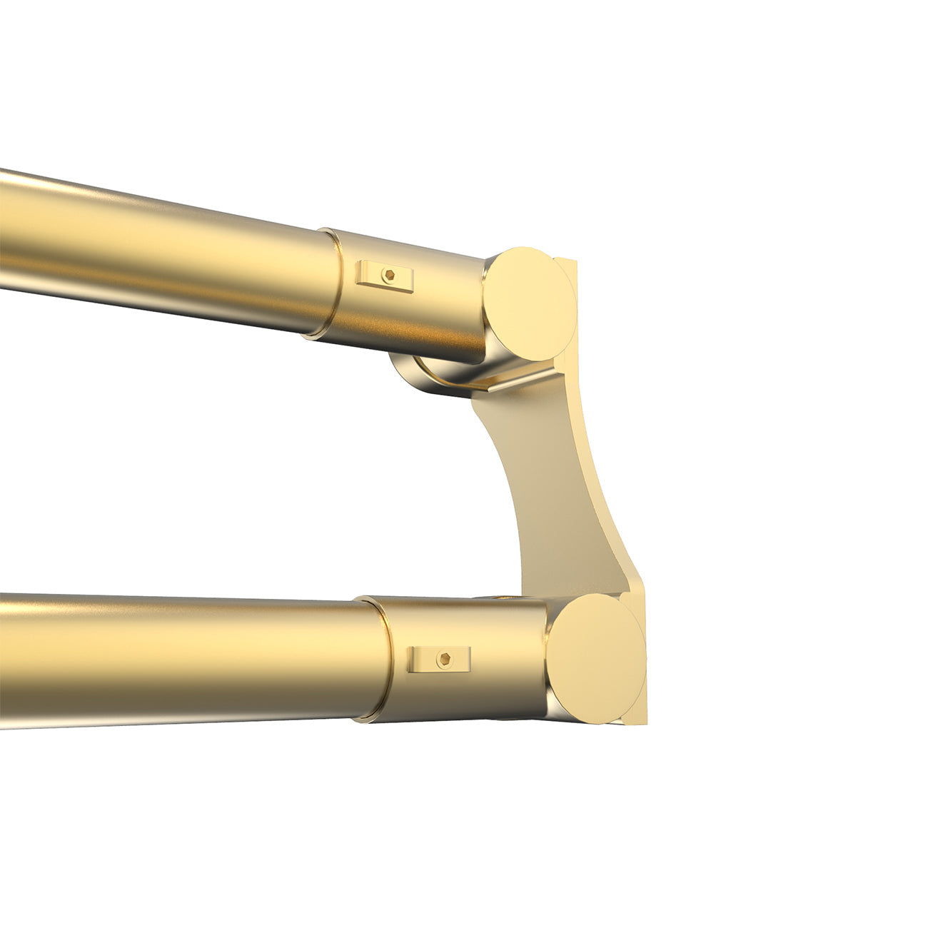 MAIDSTONE Dual Straight Shower Curtain Rod